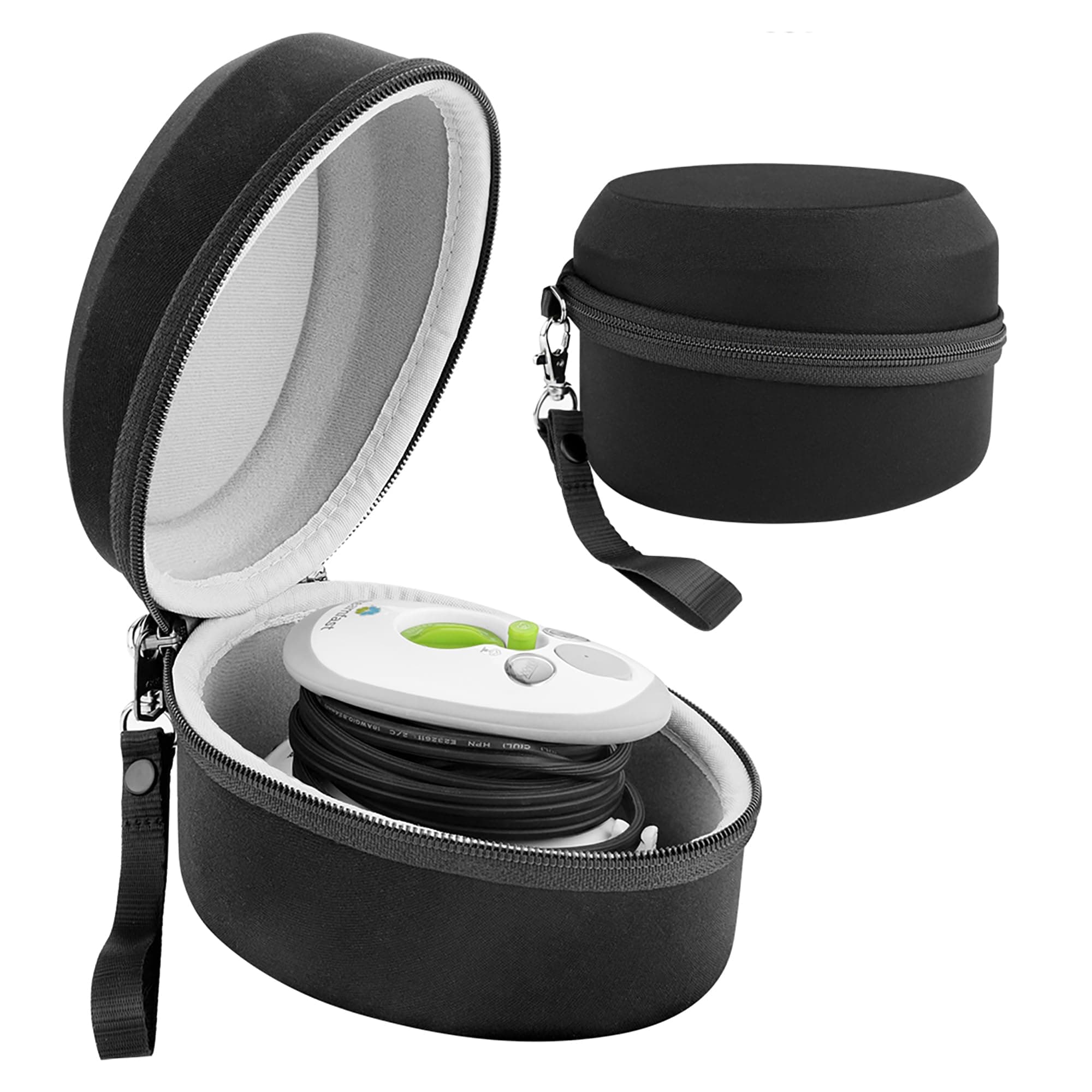 LUEXBOX Soft Shell Storage Travel Case Compatible with Steamfast SF-717 Mini Travel Steam Iron (Rose Gold) Small Steam Iron Travel Bag/Protective Carrying Case,Outdoor,Traveling… (Black)