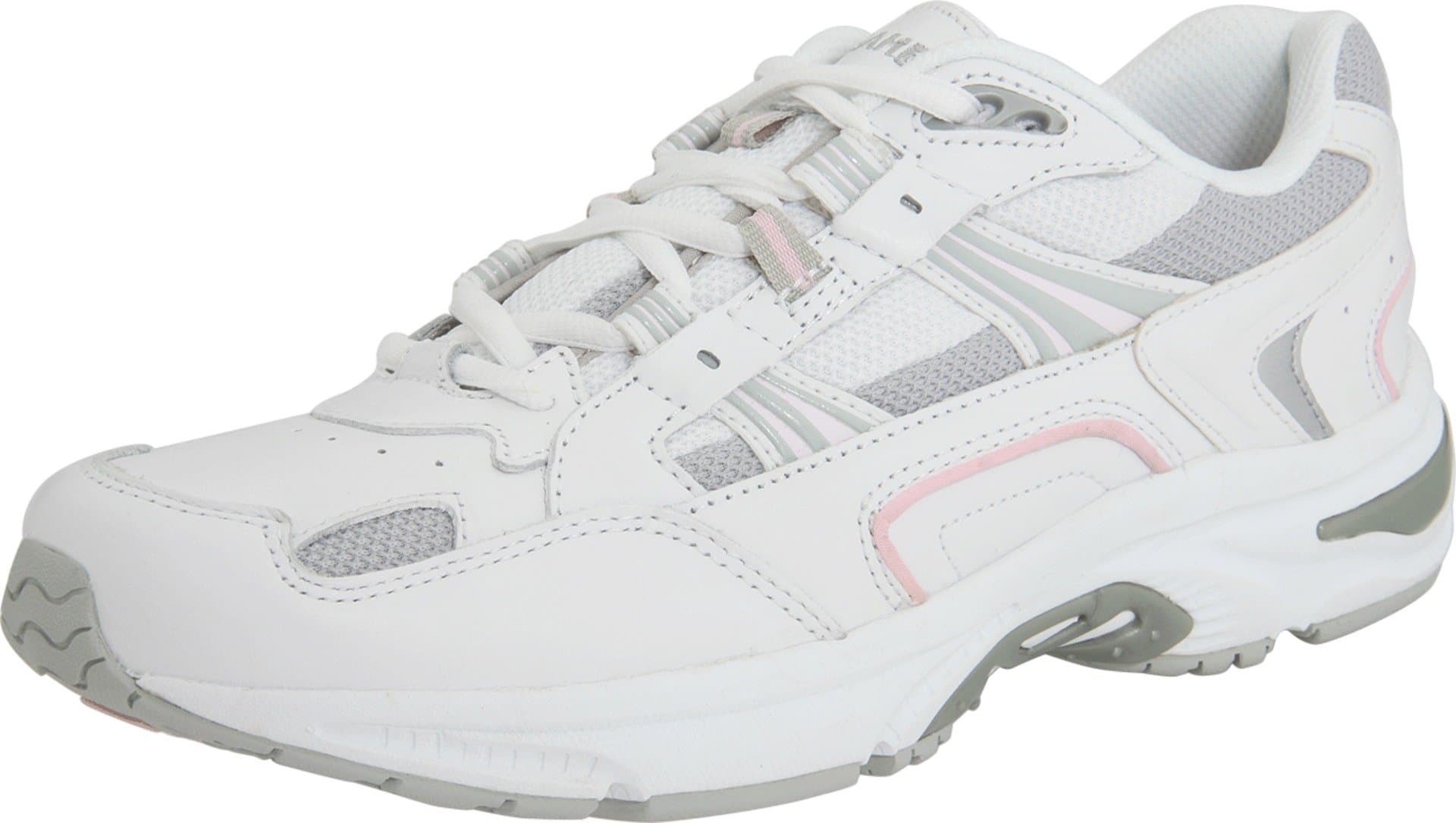 Orthaheel Women's Action Walker Shoes, White/Pink, 9.5, Pink, 9.5
