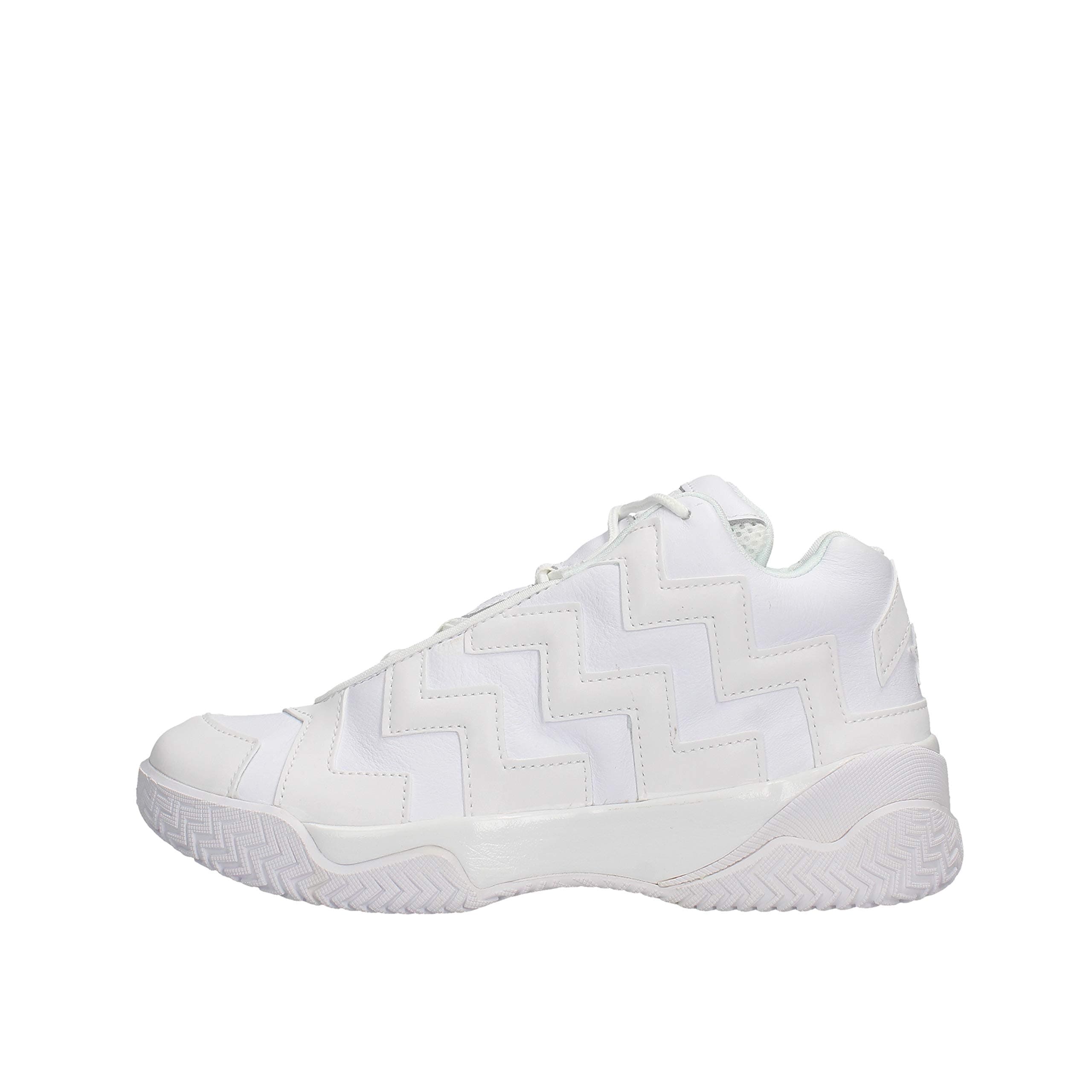 Converse Voltage Mid Ladies Triple White Leather Hi Top Sneakers 10.5