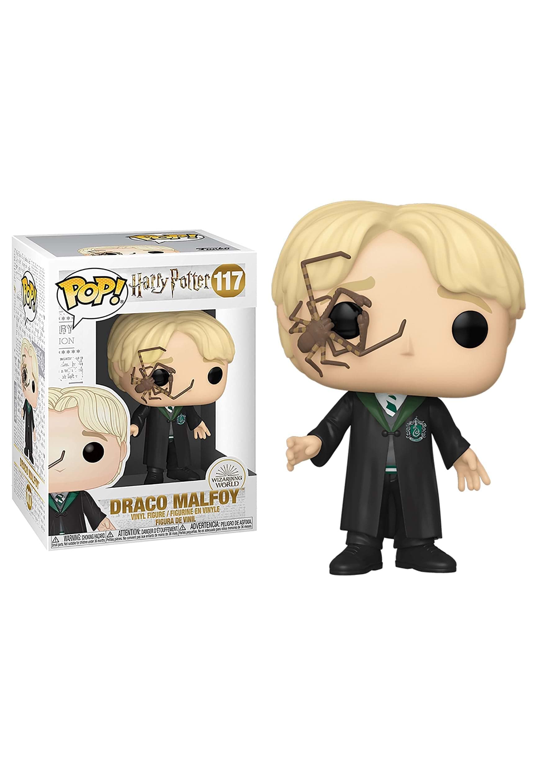 Funko Pop! Harry James Potter-Malfoy With Whip Spider - Collectable Vinyl Figure - Gift Idea - Official Merchandise - Toys for Kids & Adults - Movies Fans - Model Figure for Collectors and Display