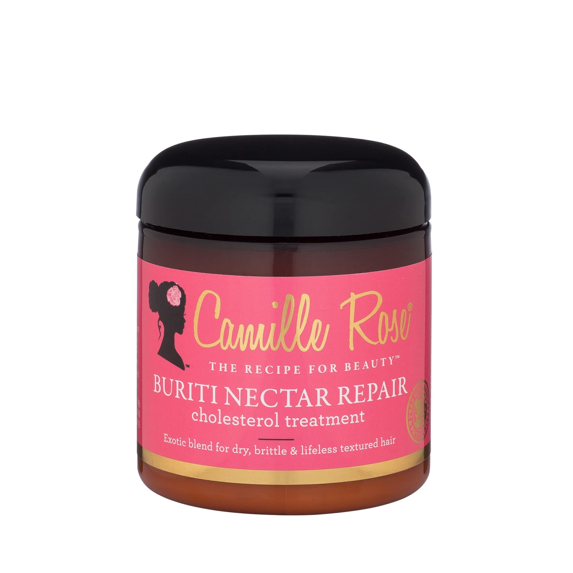 Camille Rose Buriti Nectar Repair Cholesterol Treatment, for Dry Brittle Lifeless Textured Hair, 8 fl oz