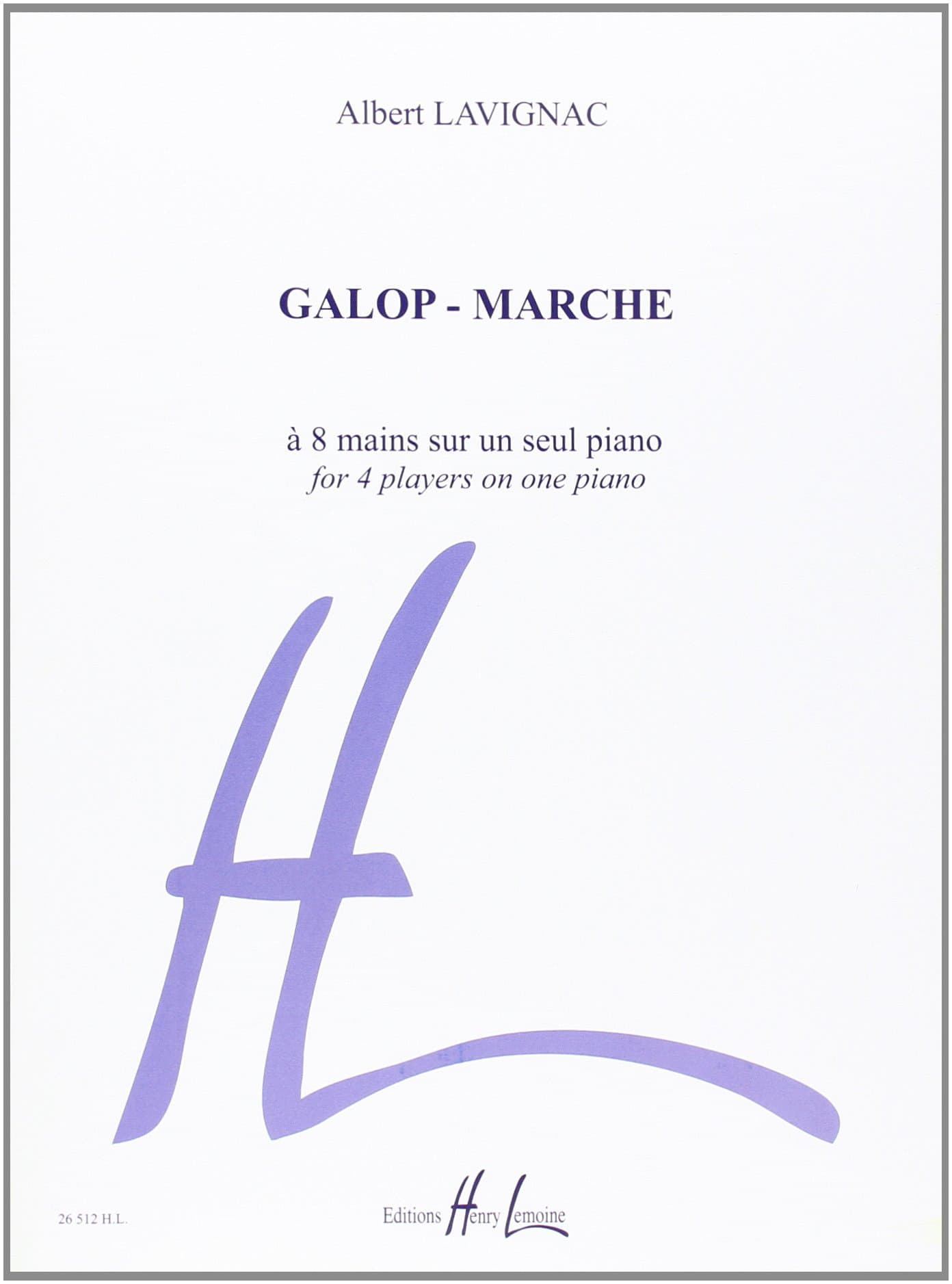 Galop-Marche (piano 8 hands)