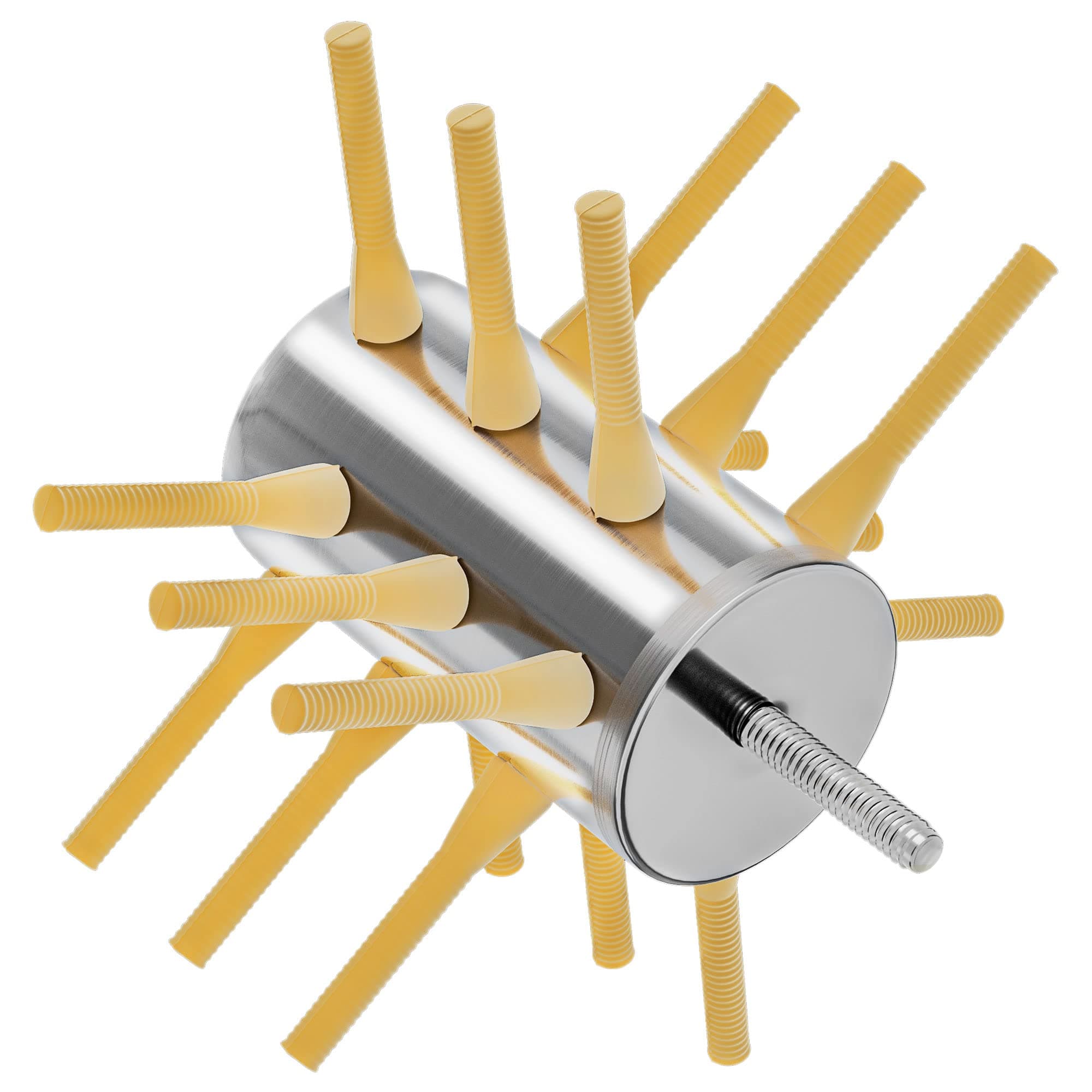 YardYield Chicken Plucker Drill Attachments 18 Fingers Chicken Feather Plucker Machine Stainless Steel Drill Chicken Plucker for Small Chicken Quail Pigeon