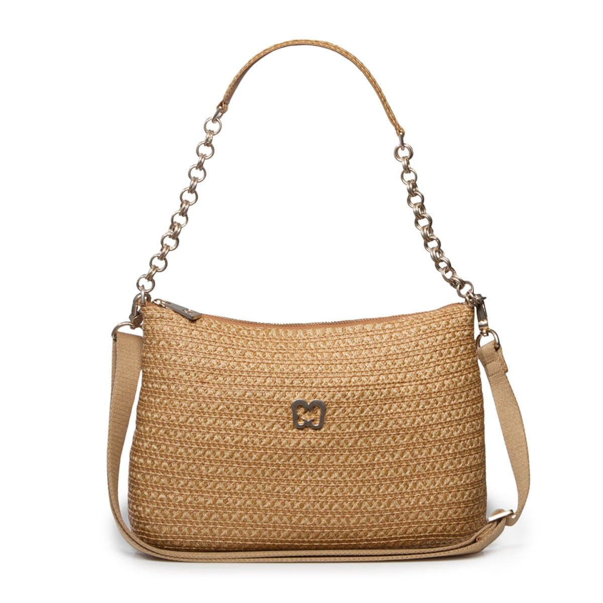 Eric Javits Designer Women's Handbag Powchky Bag (Natural)