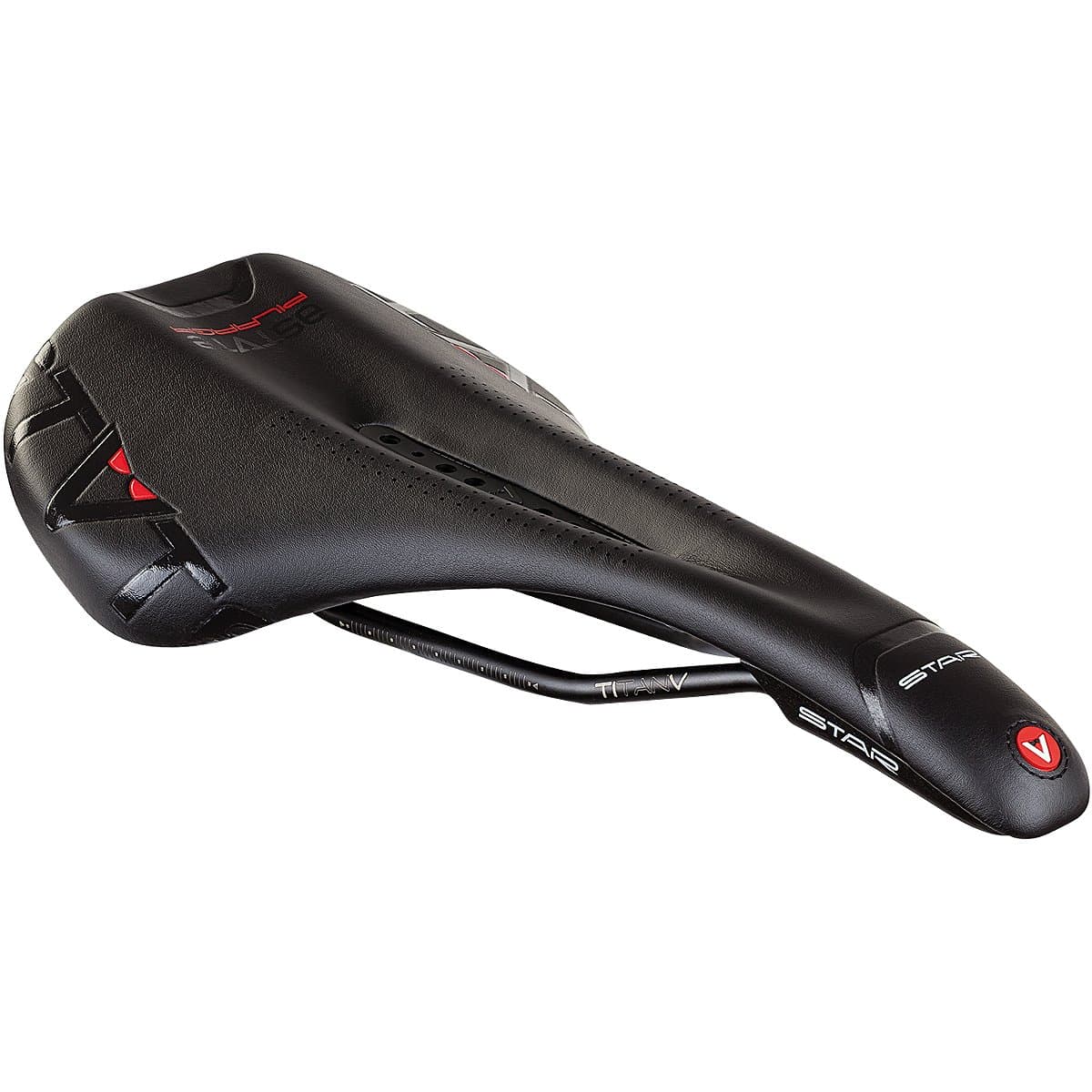 Astute Star Line Unisex Pilarga VT Road Bike Saddle – Black/Black, One Size