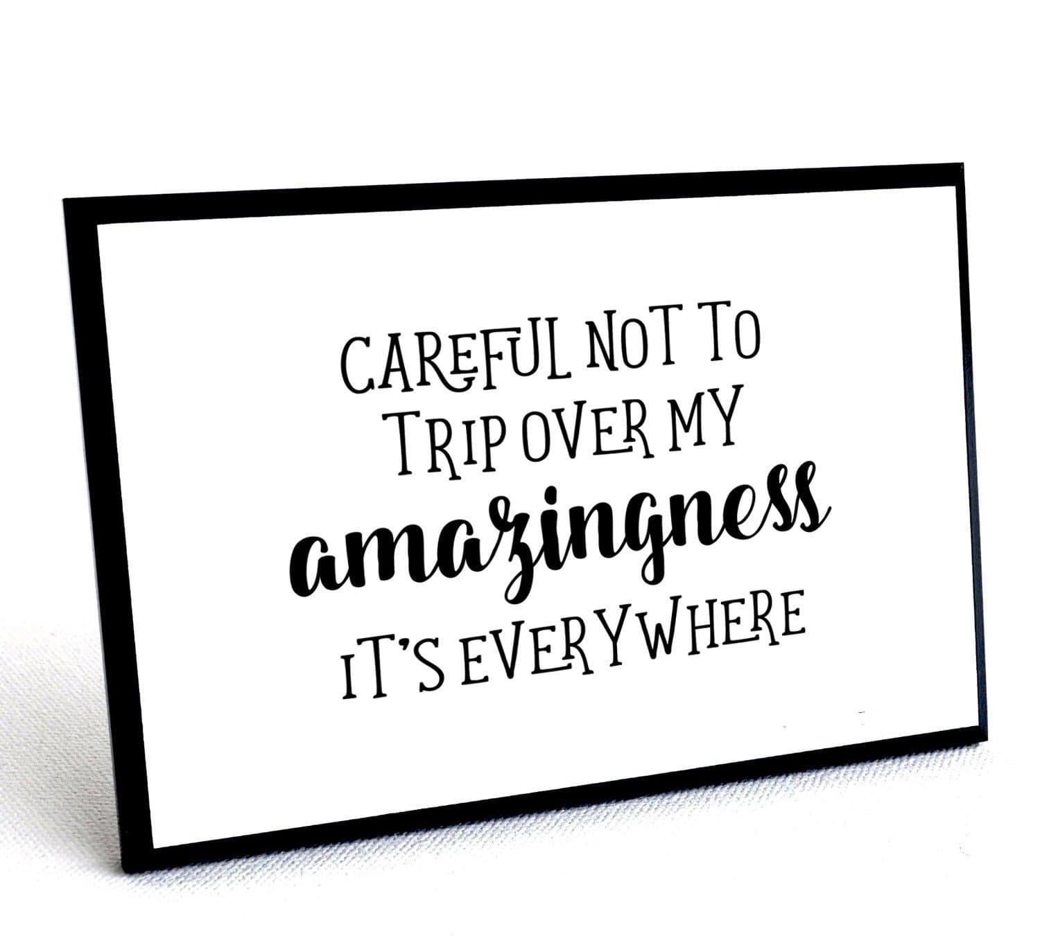 Stamp The Envelope Funny Wooden Signs, Humorous Wall plaques Sayings, Quality Wood Sign 4"x6"