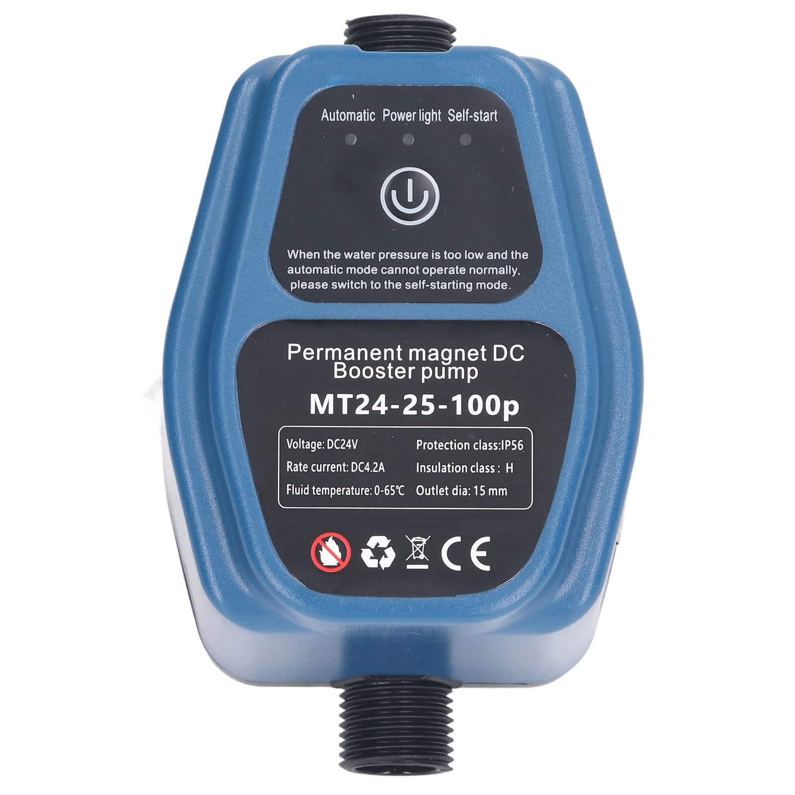 Shower Power Booster Pump, 24V Hot & Cold Water Pressure Booster for Home, Automatic Shower & Bathroom Pump