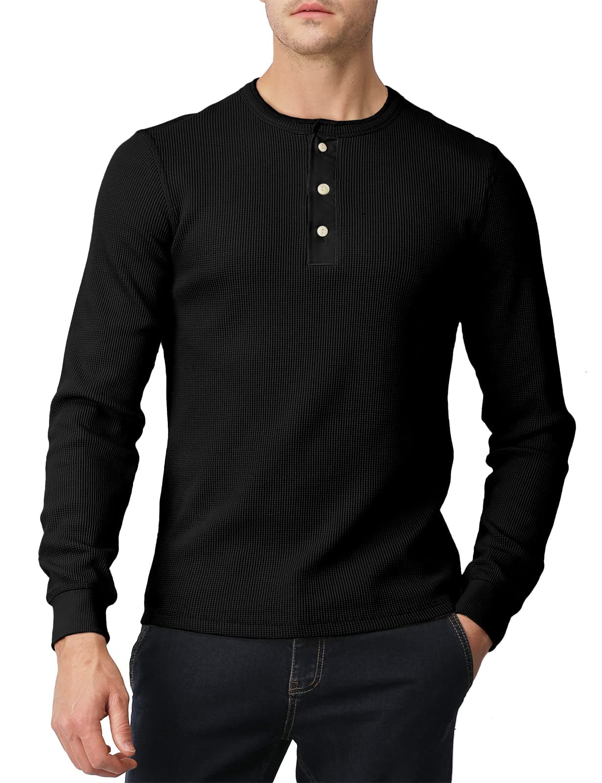 H2Hmens Casual,thermal,classic,long Sleeve Casual,thermal,classic,long Sleeve