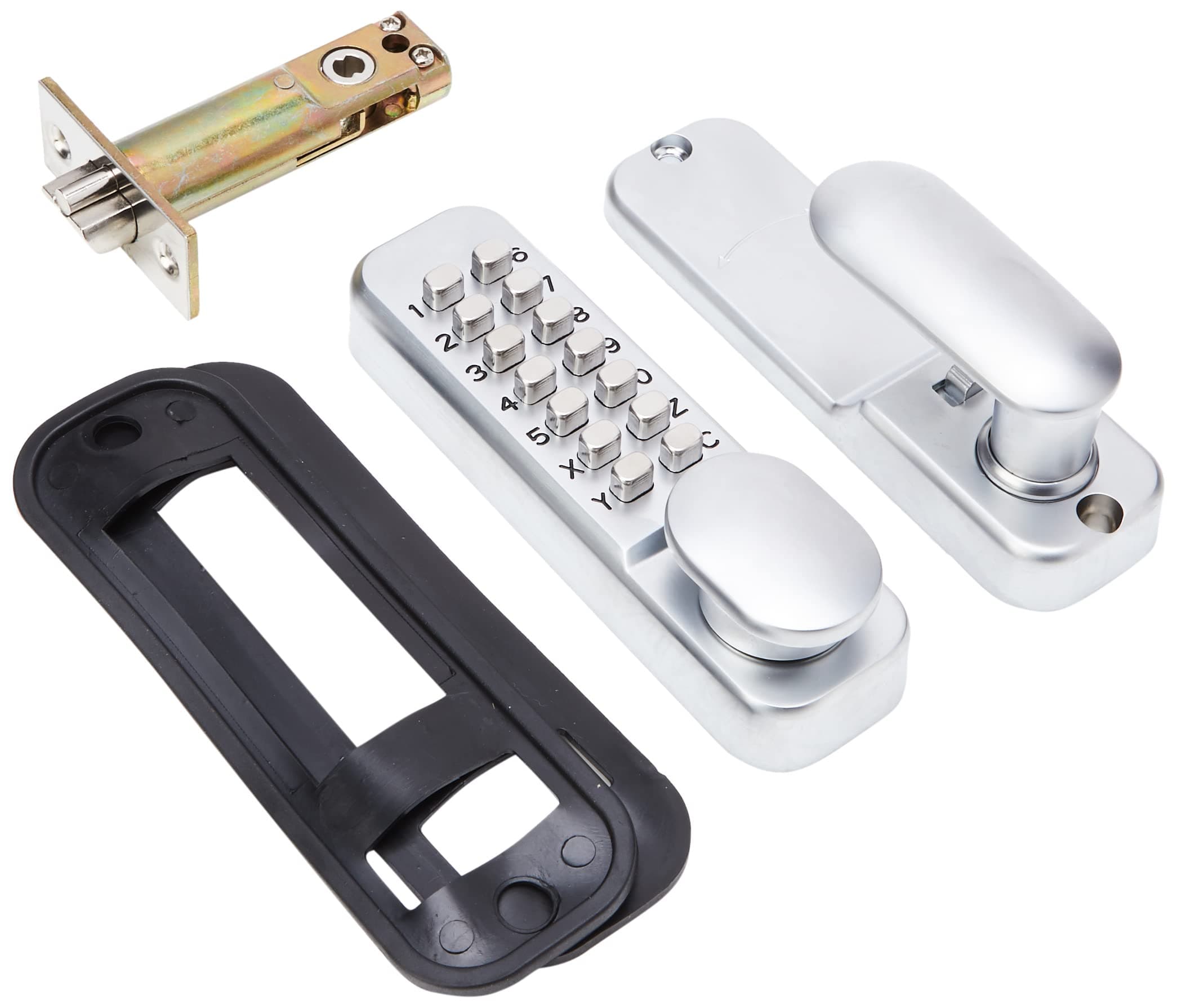 Securefast Mechanical Digilock Digital Push Button Door Key Pad Lock – Silver Model SBL310