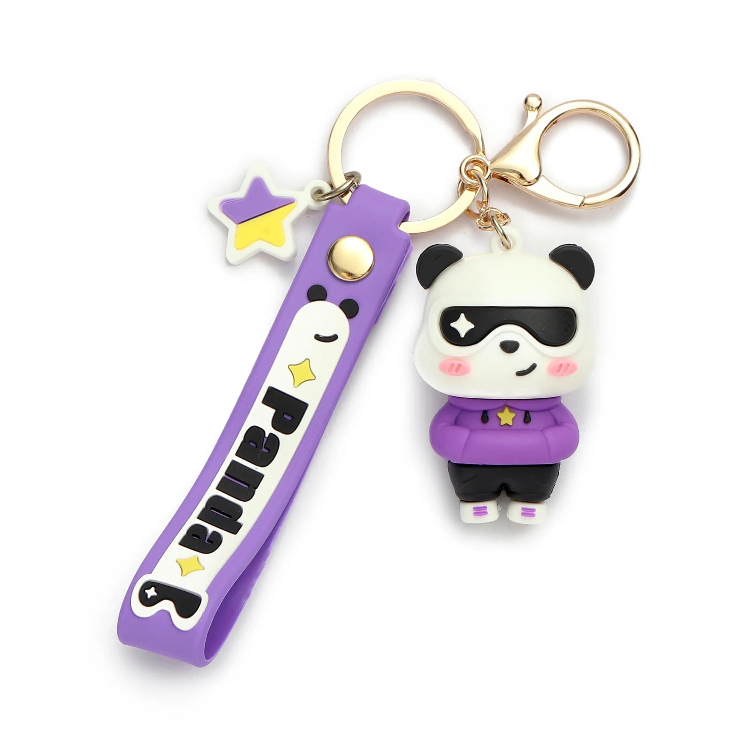 SALTY Natural Cute Bag Charm | Key Ring for Handbags | Keyrings & Keychains | Travel Accessories | Ideal for Gifting | Gift for Diwali, Christmas, Marriage, Birthday