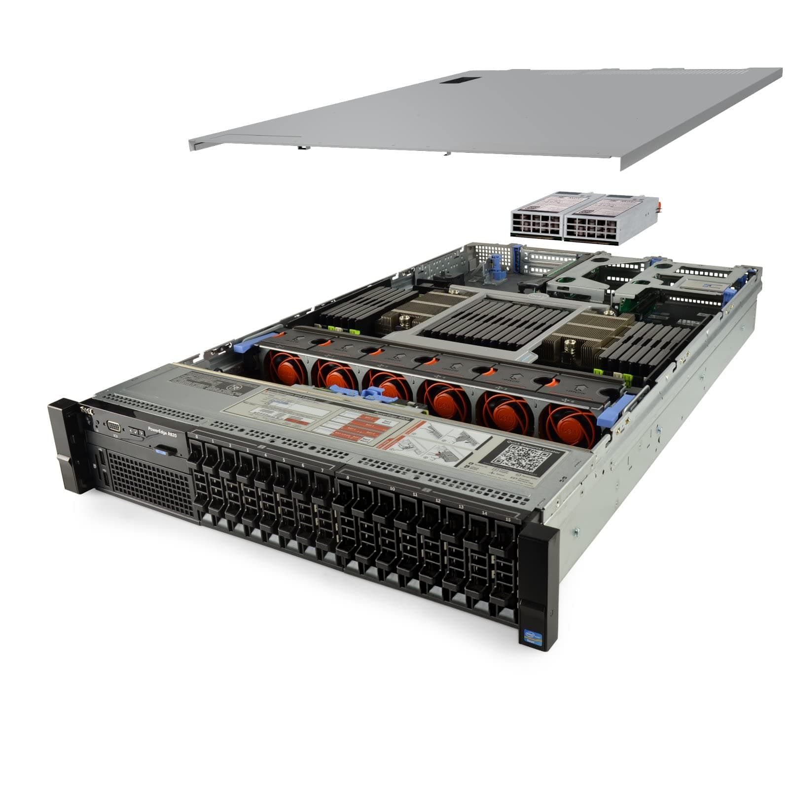 Dell PowerEdge R820 Server 4X E5-4640v2 2.20Ghz 40-Core 512GB H710 (Renewed)