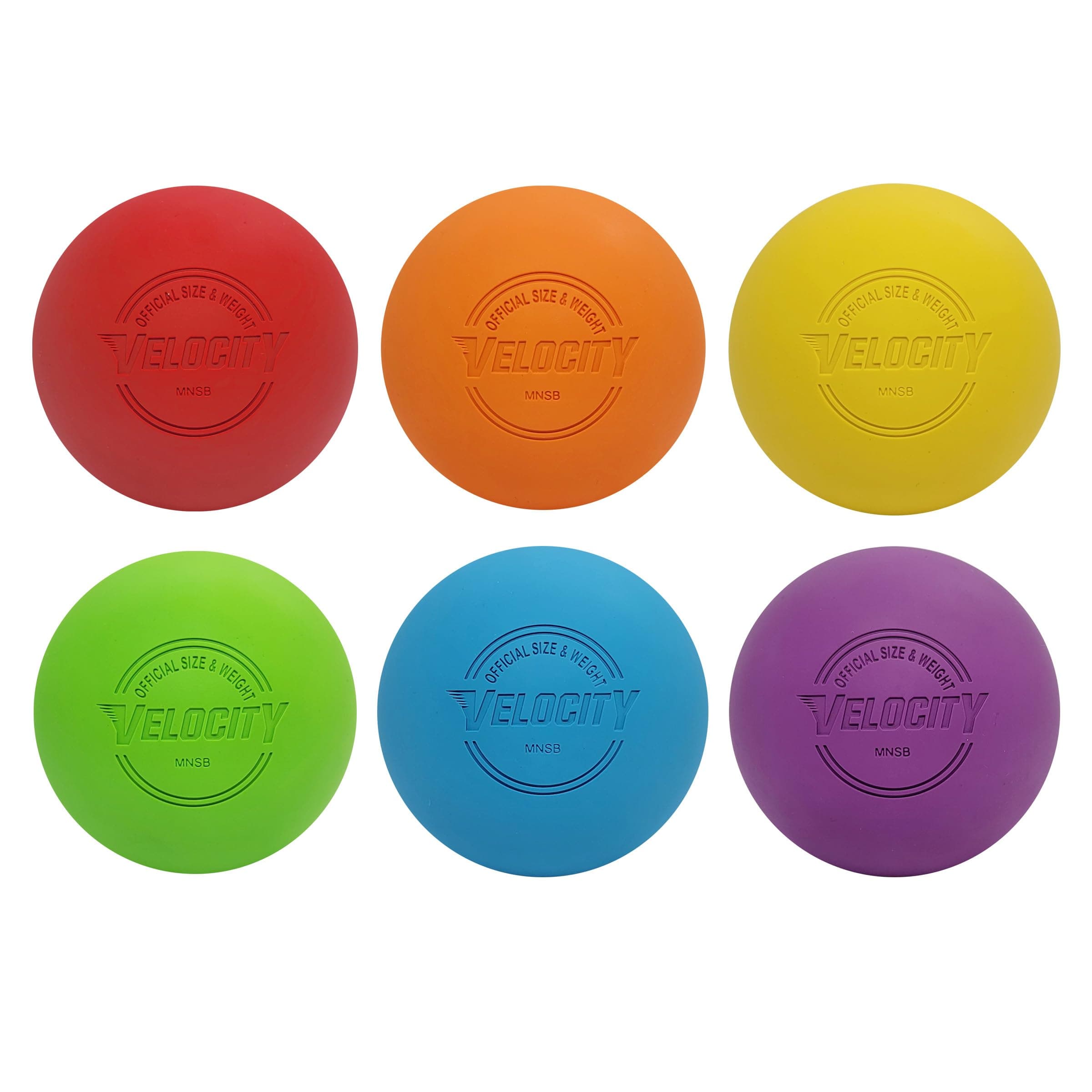 Velocity Lacrosse Balls - 1, 2, 3, 6, 12, 18, 24, 36, 60 and 120 Packs - for Practice, Official NFHS and College Approved Size