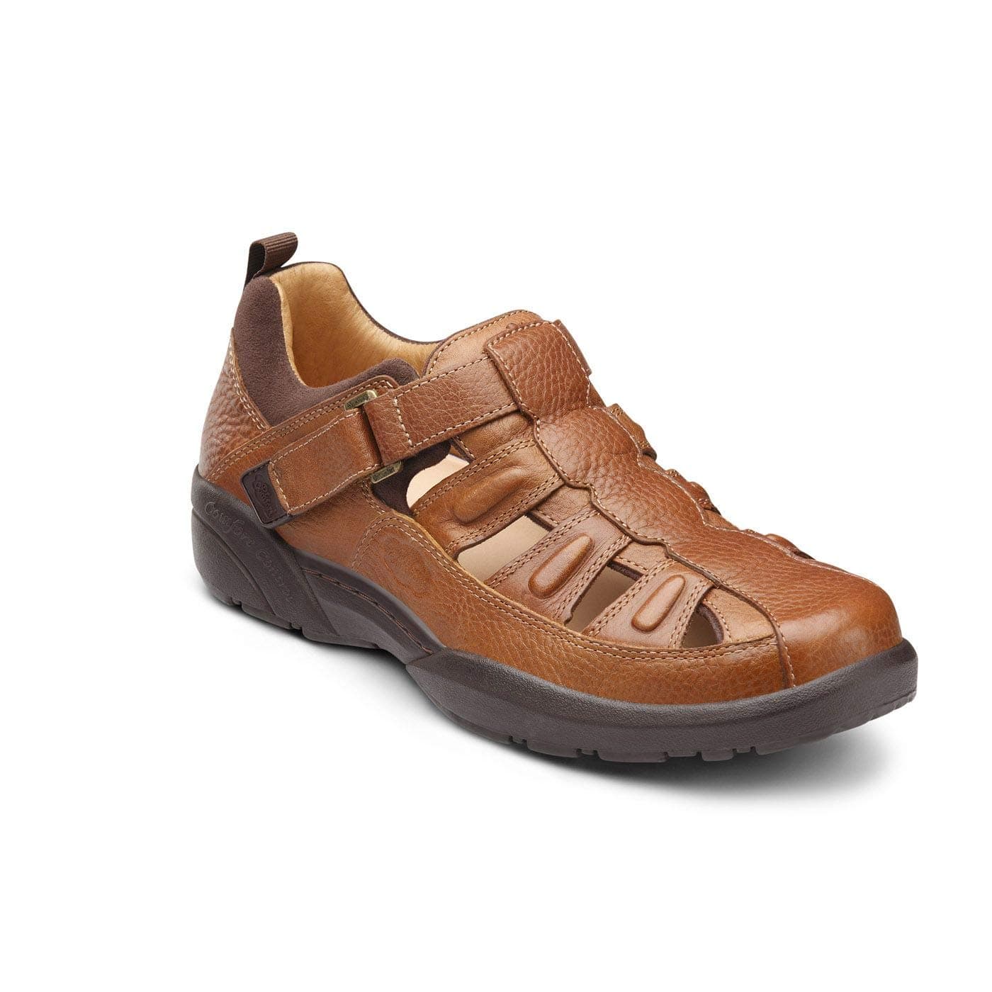 Dr. ComfortDr. Comfort Fisherman Men's Therapeutic Diabetic Extra Depth Sandal: Chestnut 15.0 Wide (E/2E)