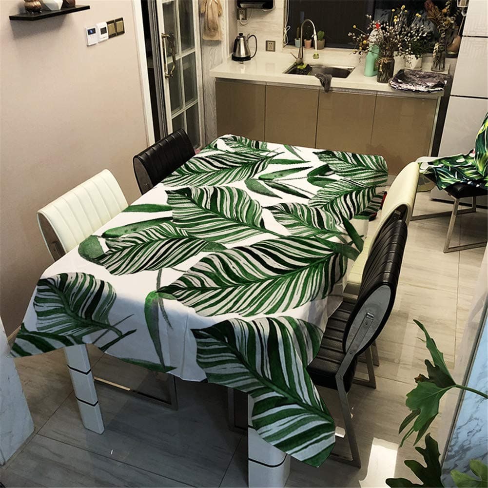 DOTBUY Tablecloths Rectangular, Polyester Multi-Purpose Water Resistant Restaurant Kitchen Dining Party Decor Indoor and Outdoor