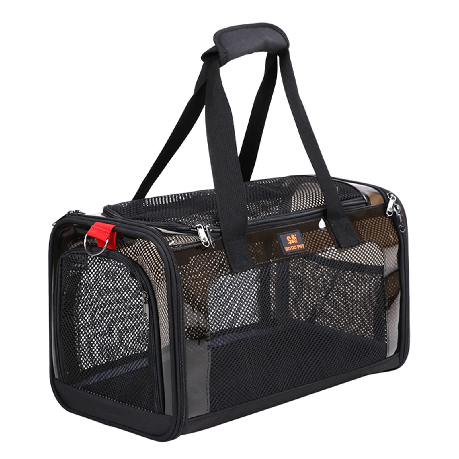 Pet Car Bag Pet Carrier Portable Pet Travel Handbag for Small Medium Dog Cat Ventilated Breathable Mesh L Size