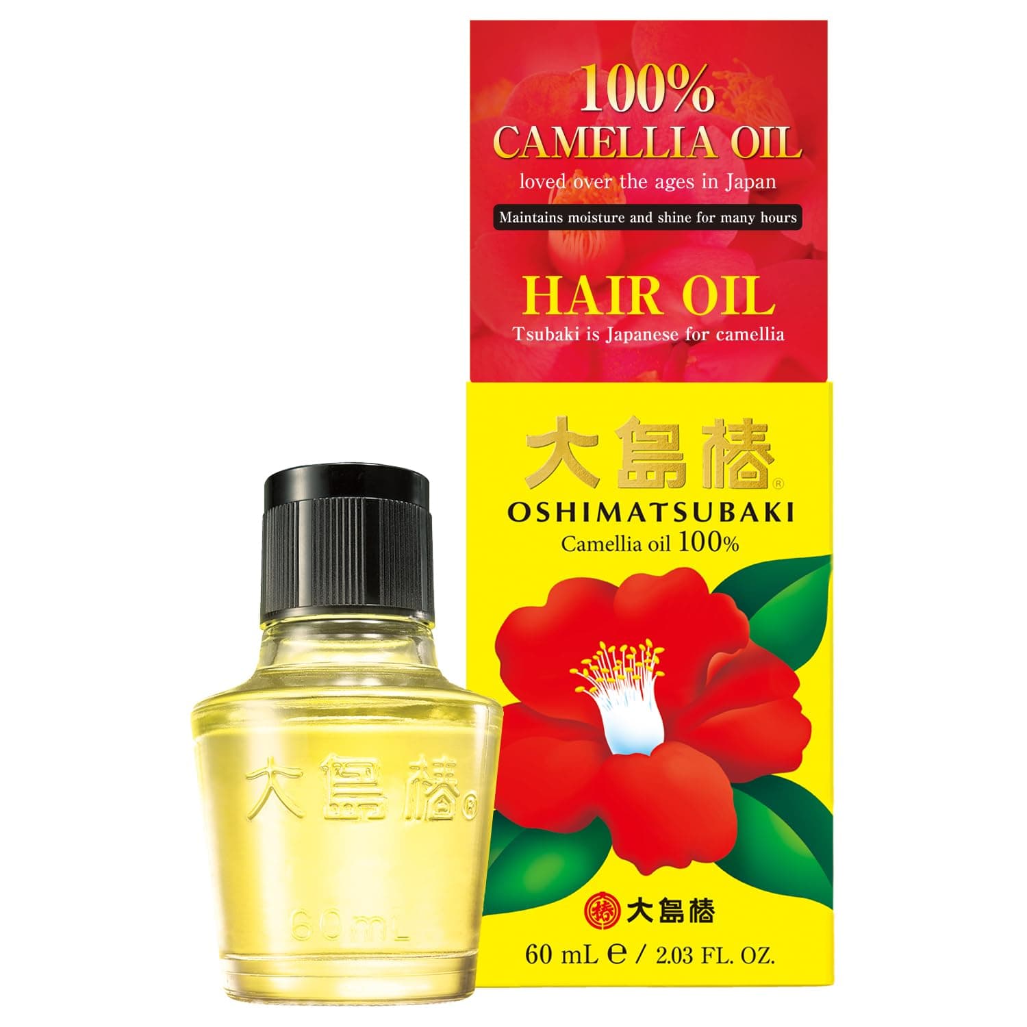 Oshima Tsubaki Camellia Hair Care Oil, 60ml