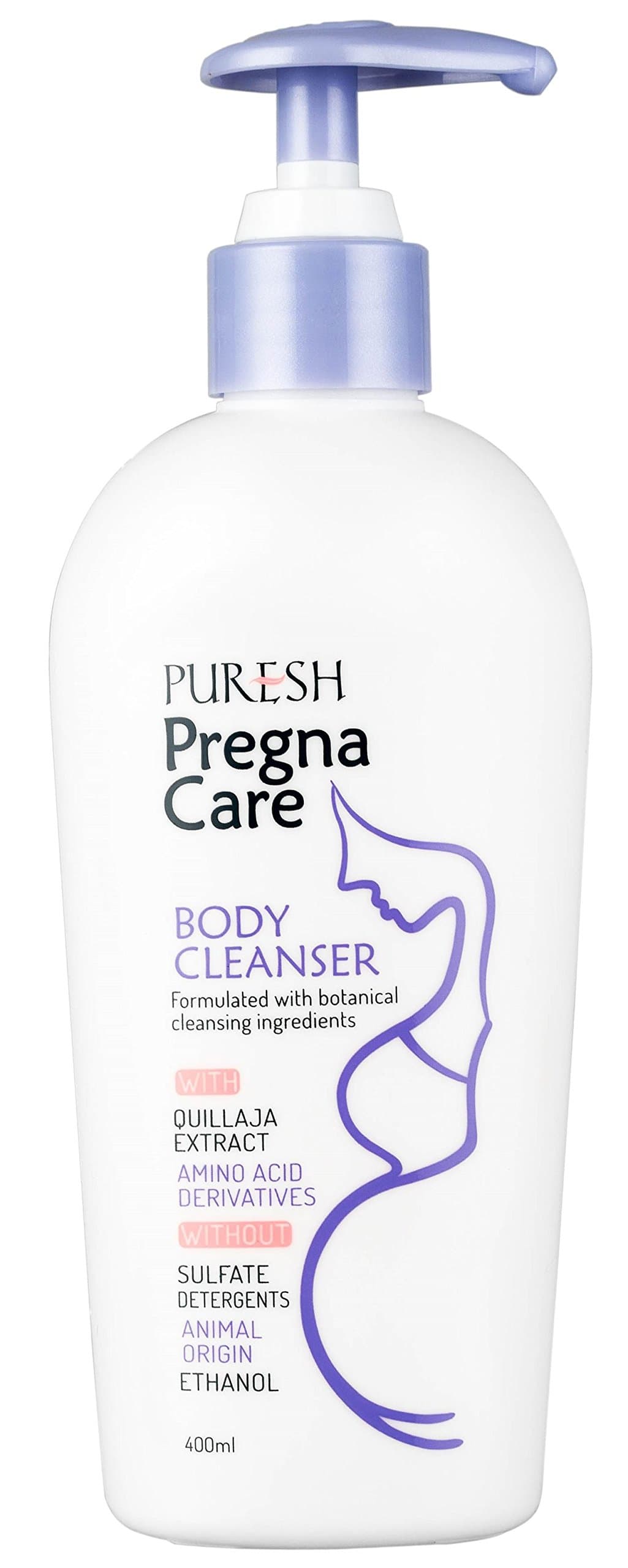 Puresh Pregna-Halal Certified Natural Pregnant Care, Body Cleanser, body shampoo, harmless, safe to use for pregnant women, babies or anyone