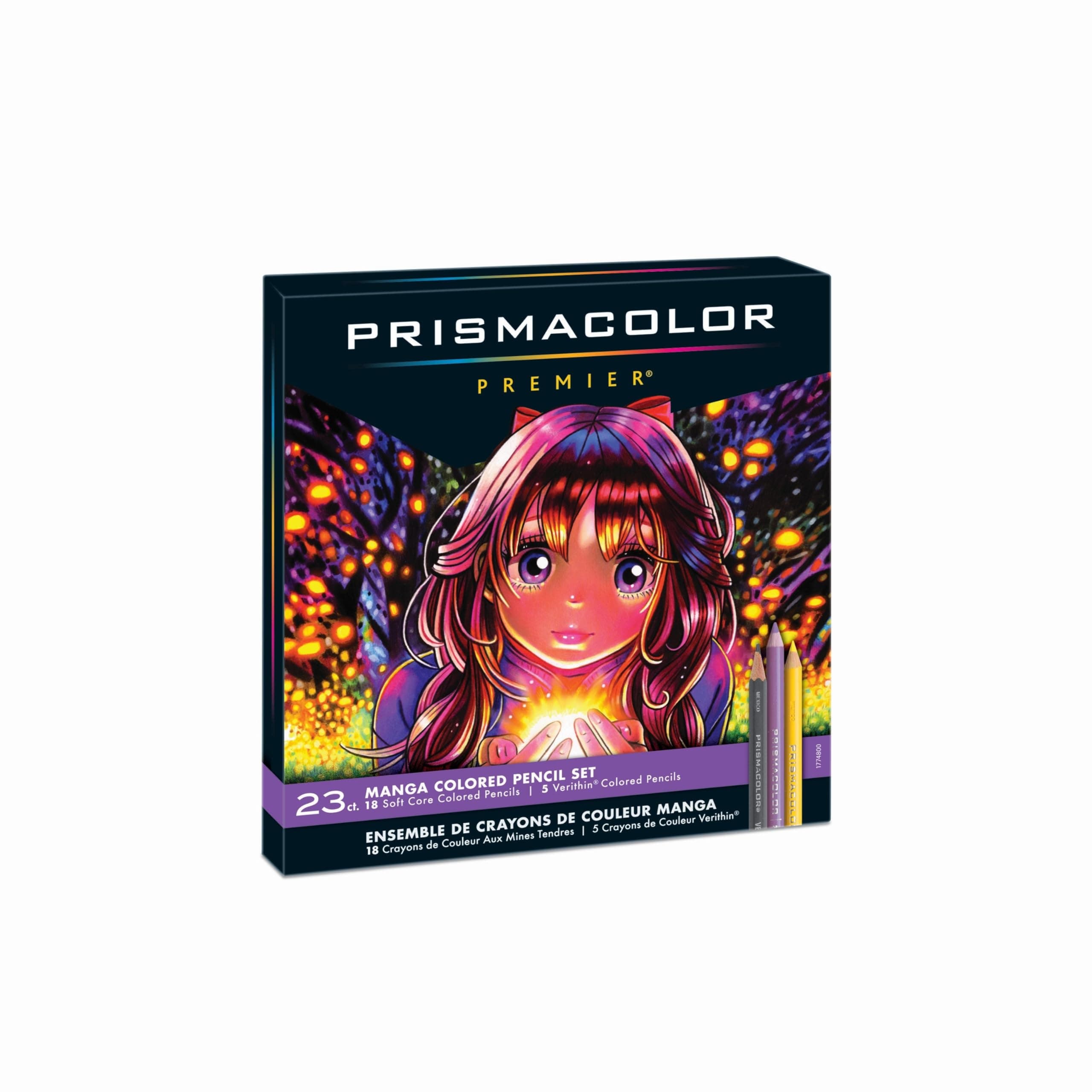 Premier Colored Pencils, Manga Colors, 23 Pack