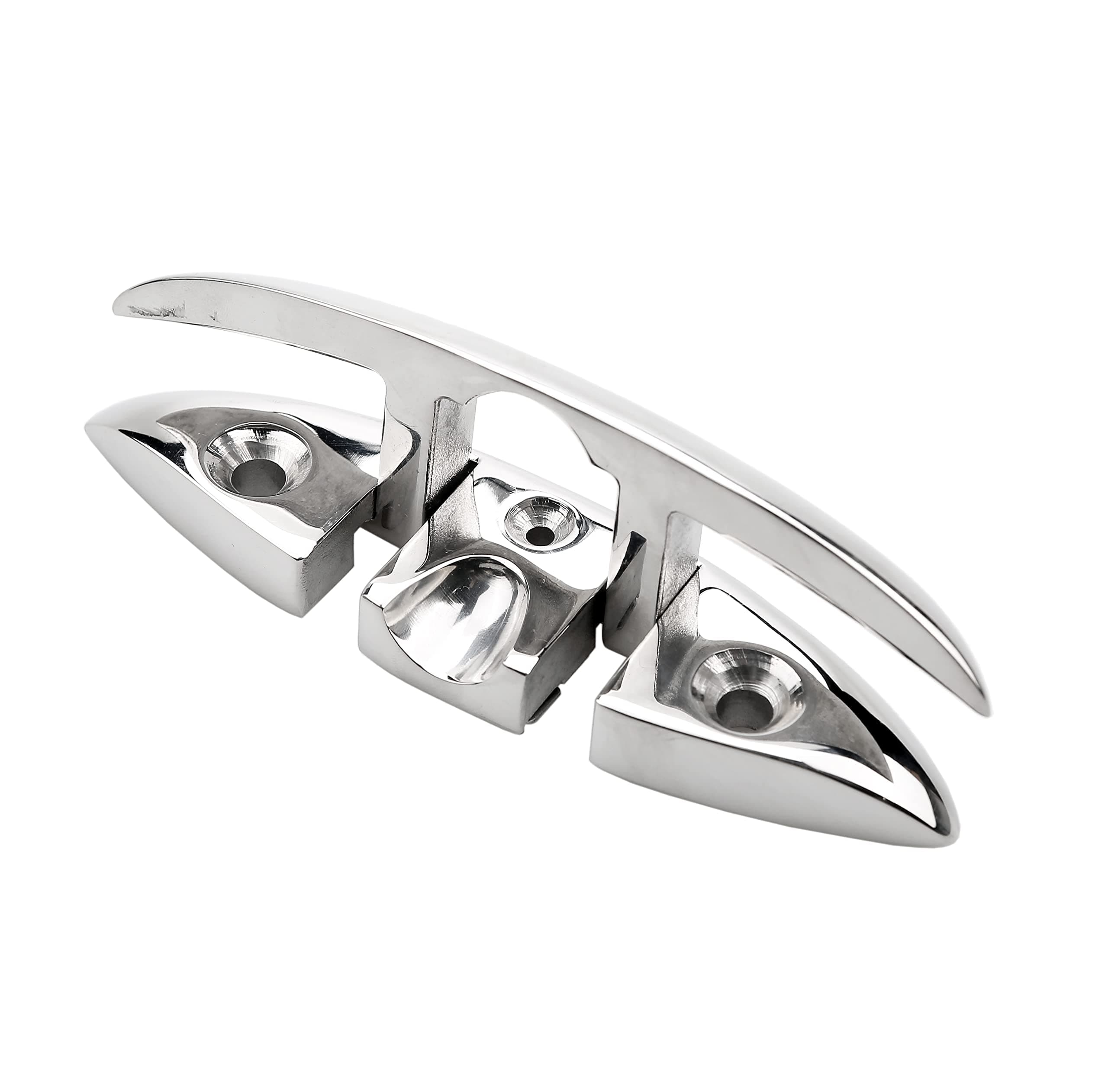 Boat Folding Cleat 316 Stainless Steel 6 Inch Flip Up Dock Deck Fold Cleats