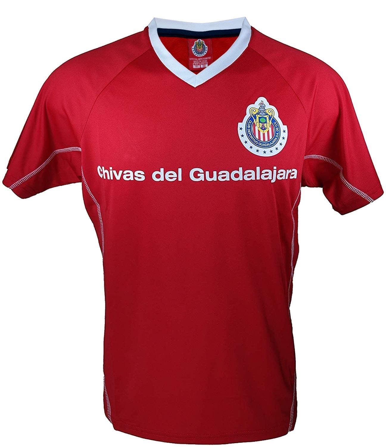 RhinoxGroupRhinoxGroup Adult Chivas De Guadalajara Official Soccer Poly Jersey Shirt -005