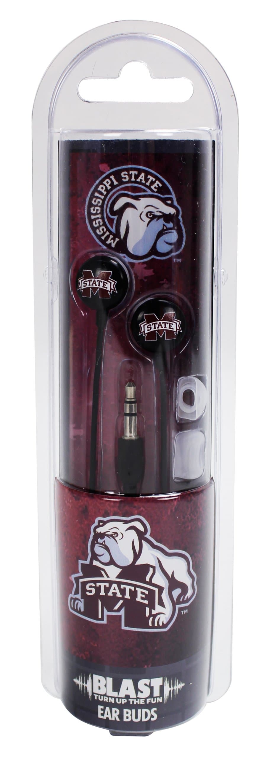 NCAA Mississippi State Bulldogs Blast Earbud Headphones