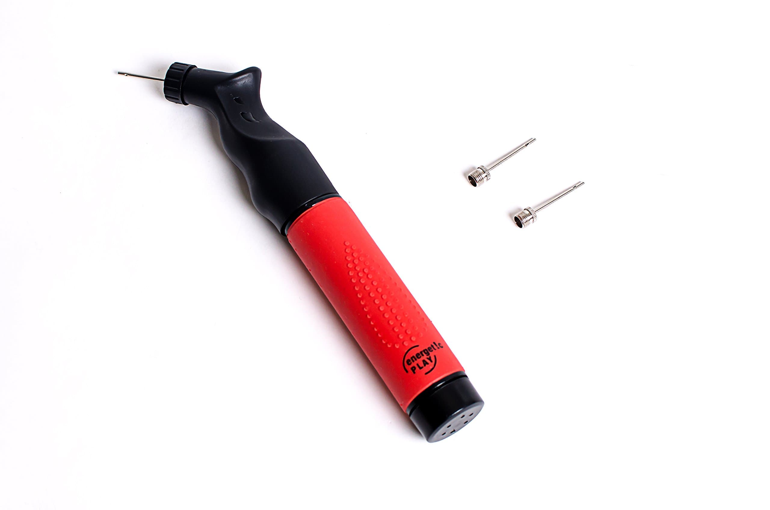 Dual Action Sports Ball Air Pump - with Two (2) Extra Needles