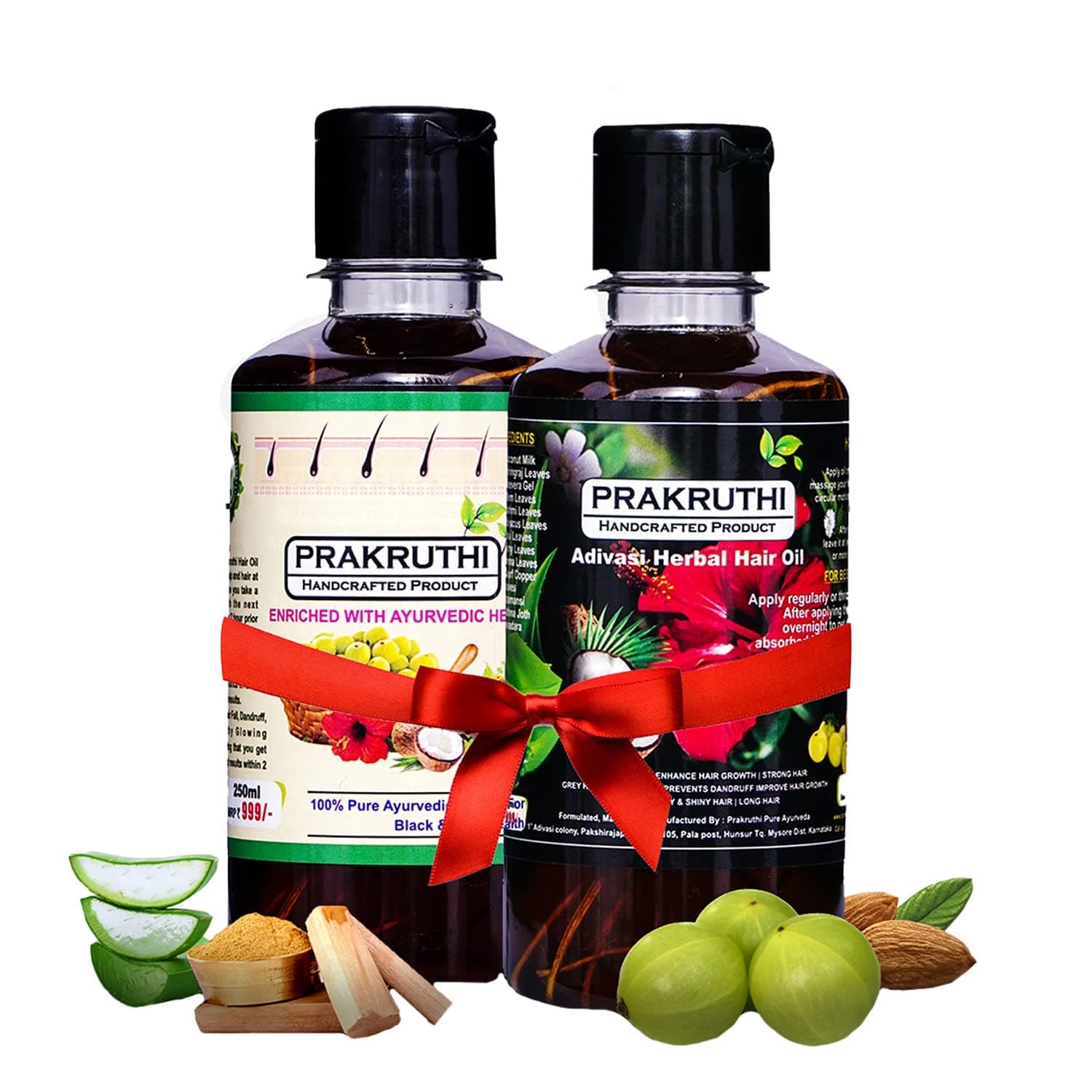 Ayurvedic Adivasi Hair Oil Anti Hair Fall Control Hair growth and Black Hair Herbal Anti Dandruff Pure Hair Oil (250ml+250ml, 500 ml)