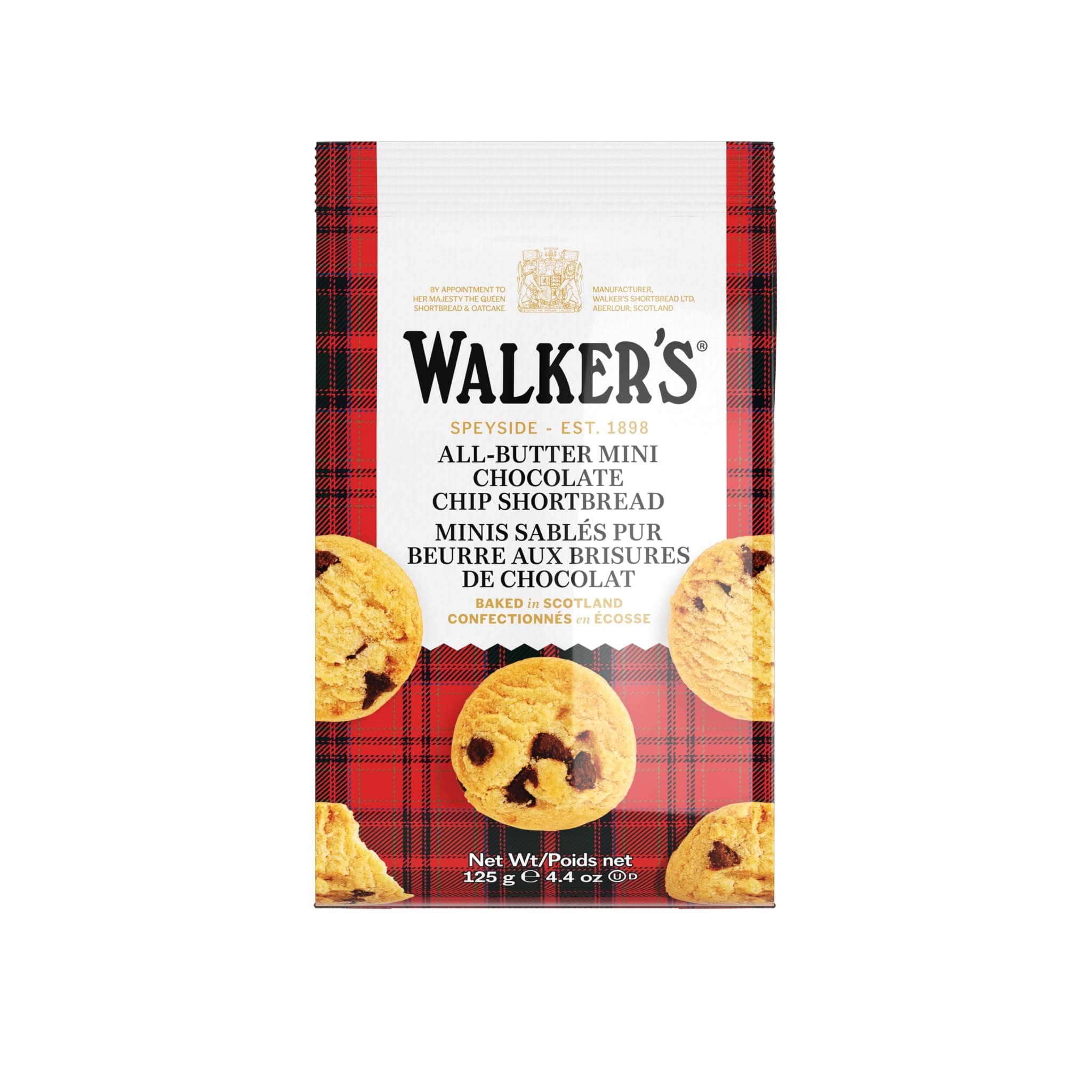 Walkers Mini Shortbread Chocolate Chip Rounds - 4.4 oz