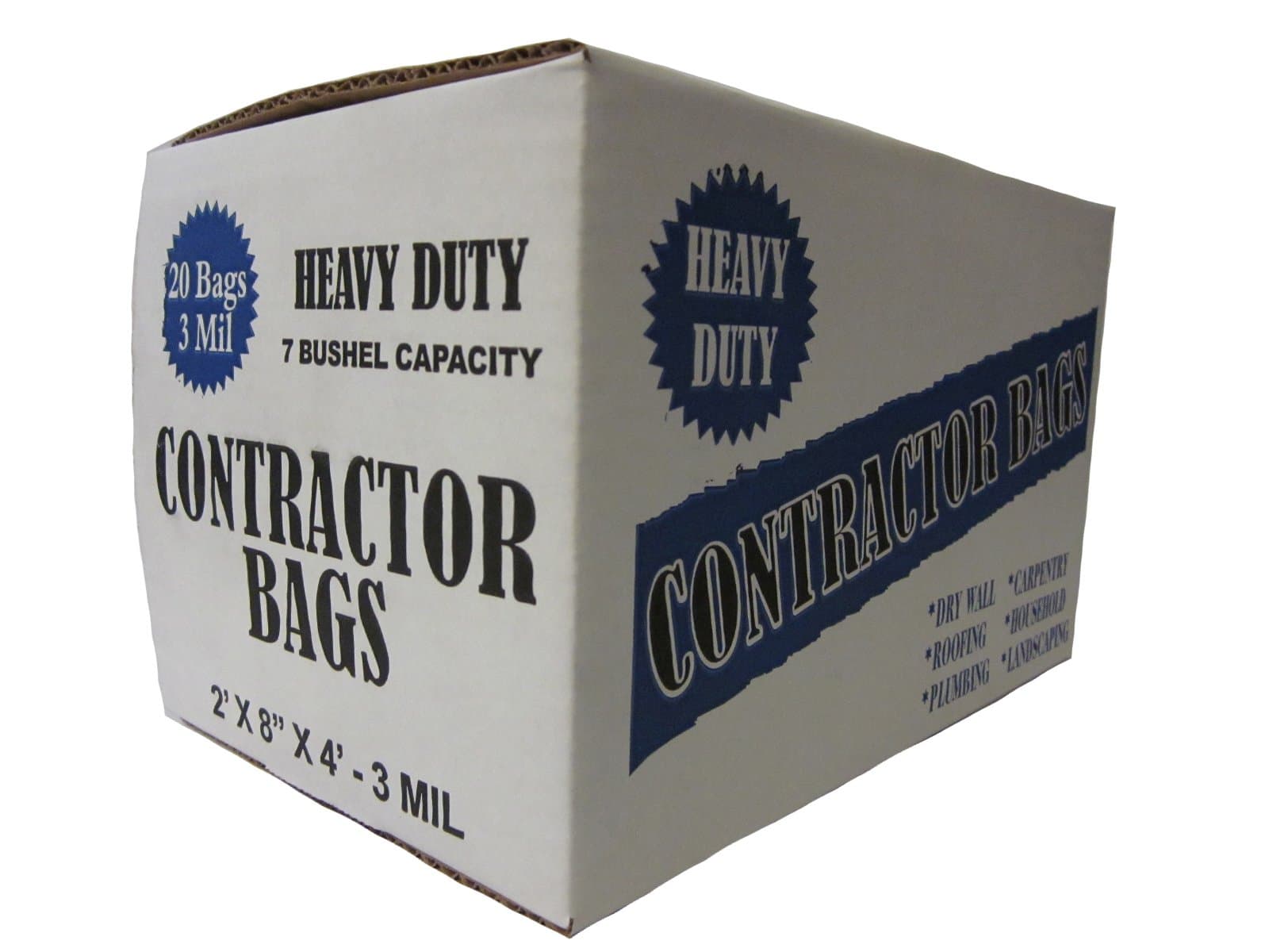 Heavy Duty Contractor 20 Bags/3MIL (32" by 50")