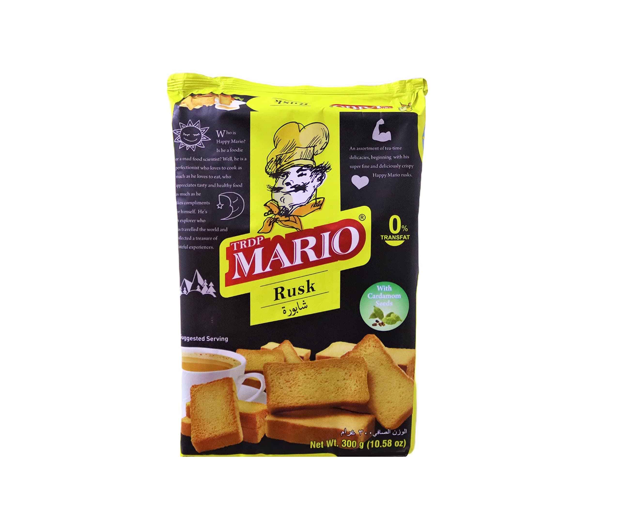 Wheat Rusk With Cardamom, 300G