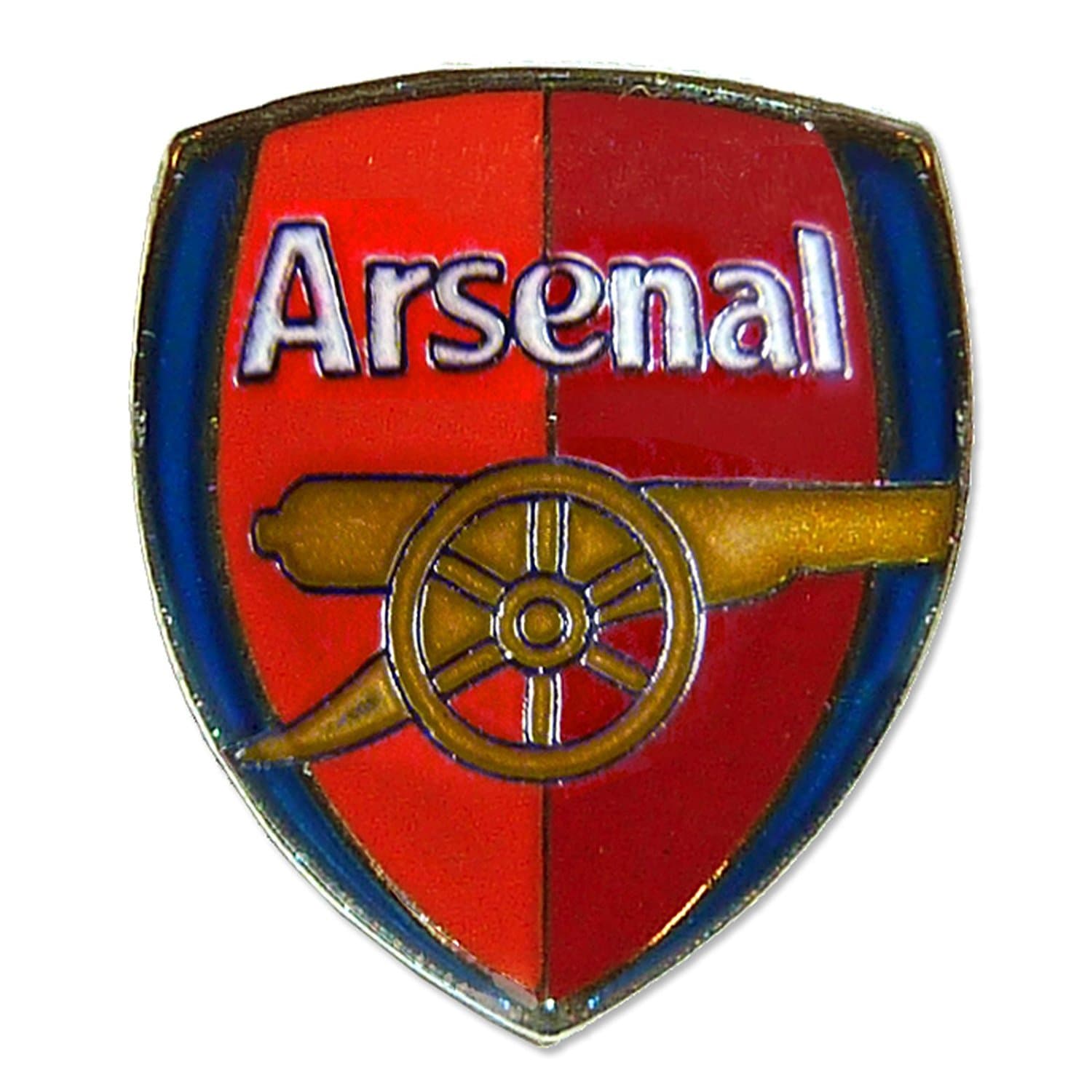 DX9™ Football Team Stud Pin Badge Metal Football Crest Pin Badge (Various Teams to Choose from!!) All come in Official Packaging (Arsenal Pin Badge)