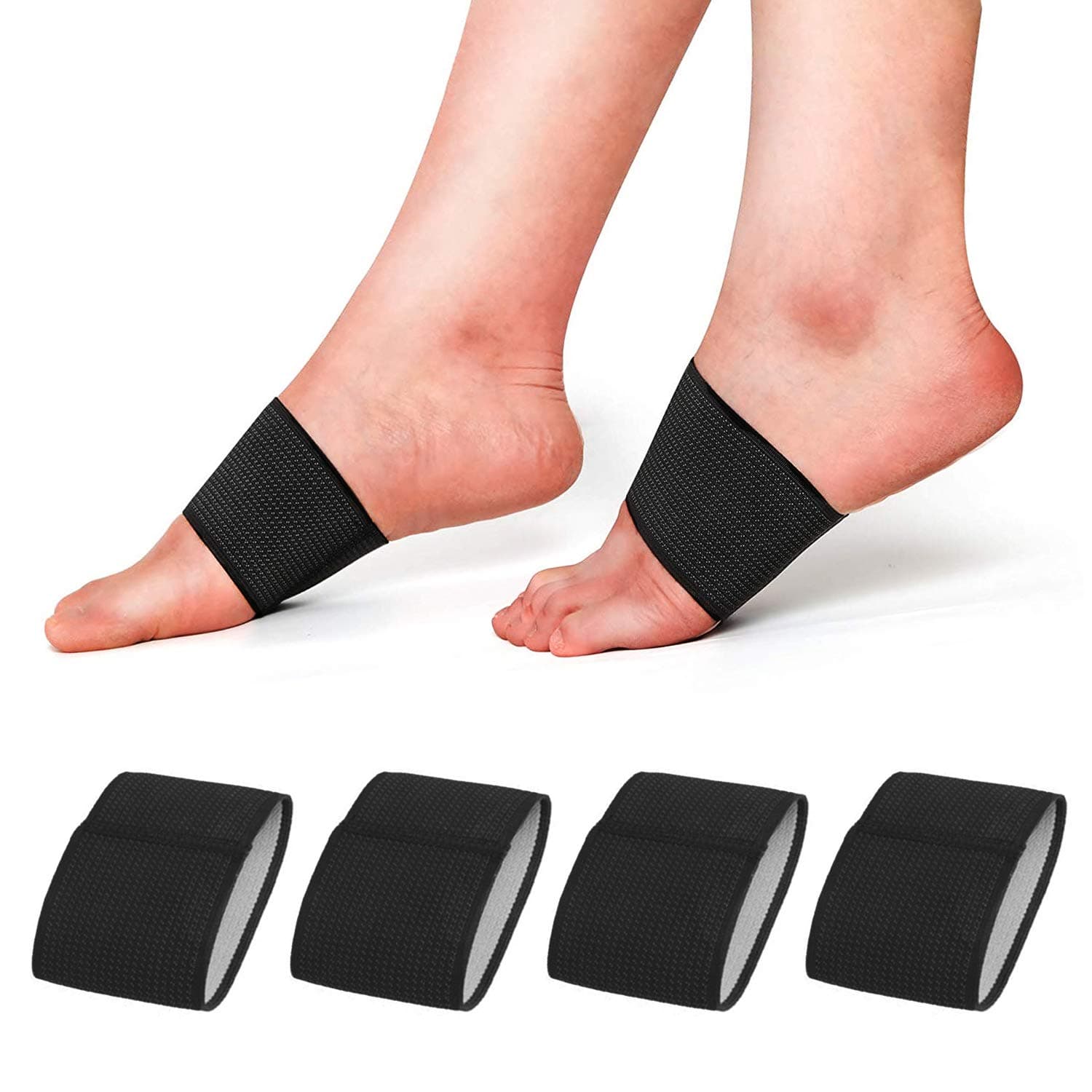 RooRunsArch Support, RooRuns Compression Plantar Fasciitis Support Foot Pain Relief for Women Men, Orthotics Foot Wrap for Flat Feet, Fallen Arches, High Arch
