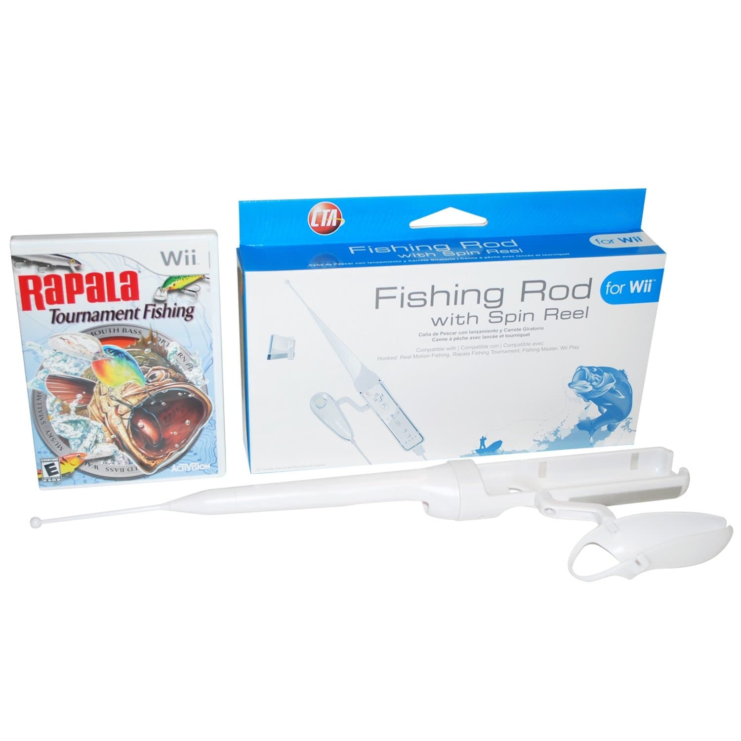 Rapala Tournament Fishing with Rod - Nintendo Wii