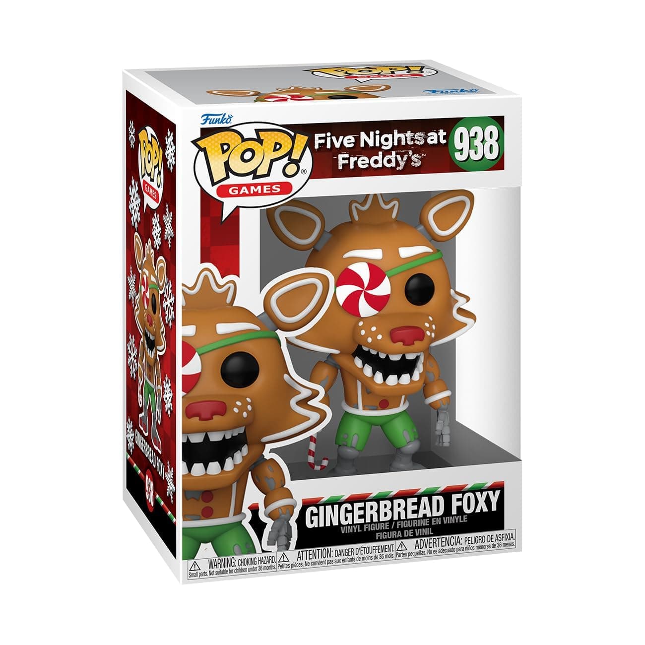 POP! Games: Five Nights at Freddy's (FNAF)- Gingerbread Foxy - Collectable Vinyl Figure - Gift Idea - Official Merchandise - for Kids & Adults