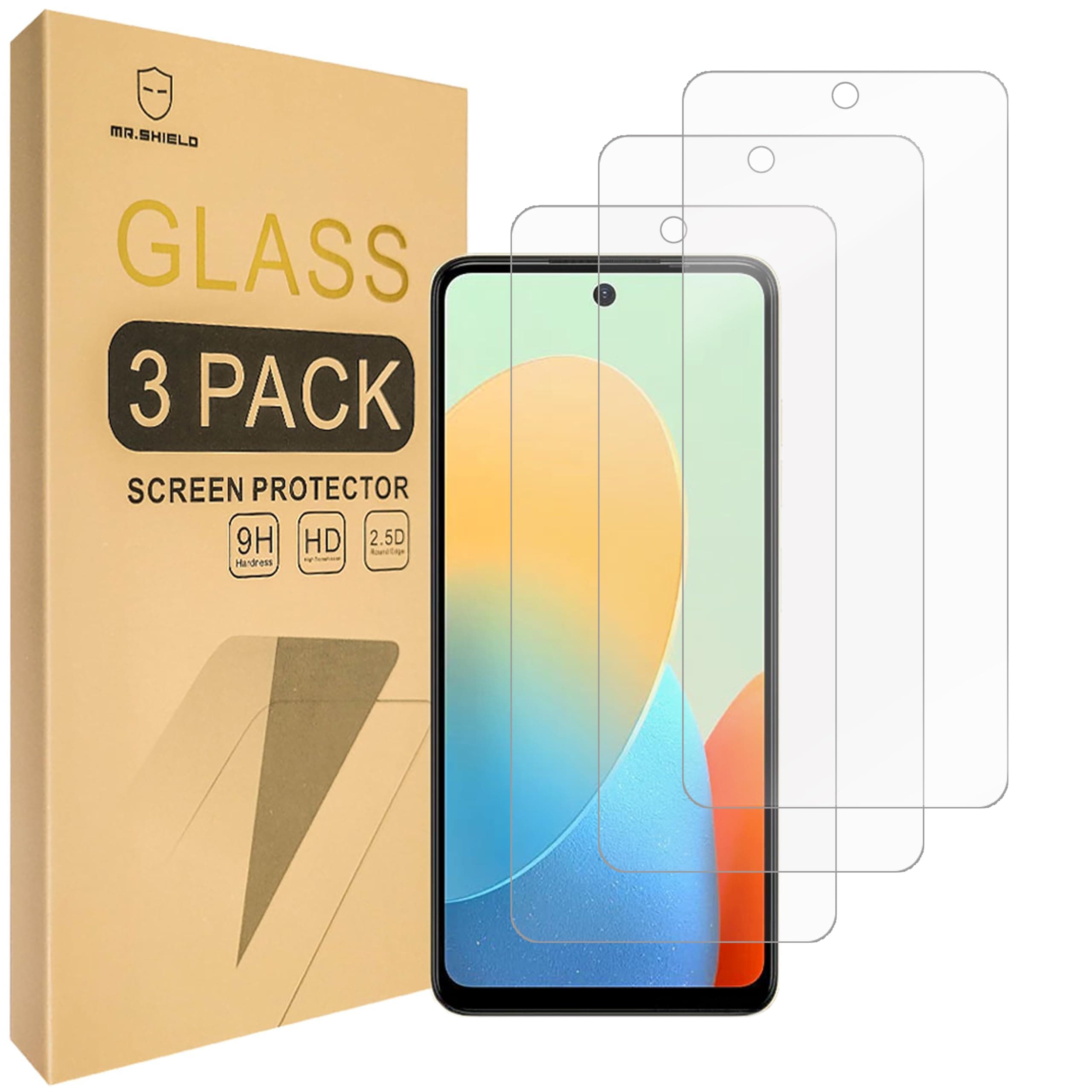 [3-Pack] Screen Protector For Tecno Spark Go 2024 [Tempered Glass] [Japan Glass with 9H Hardness] Screen Protector