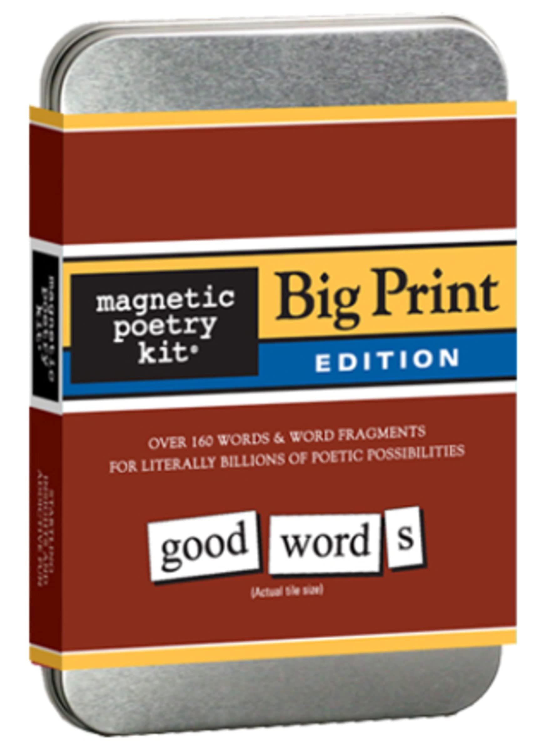 Big Print Edition: Magnetic Poetry Kit