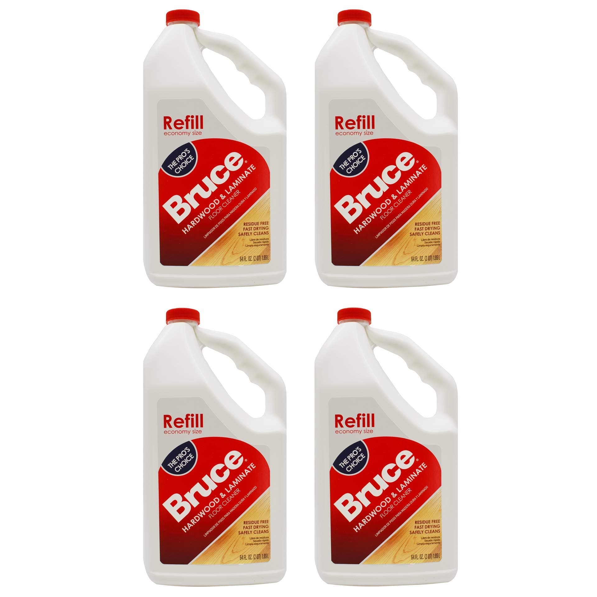 64 oz NoWax Hardwood and Laminate Floor Cleaner Refill (Pack of 4)