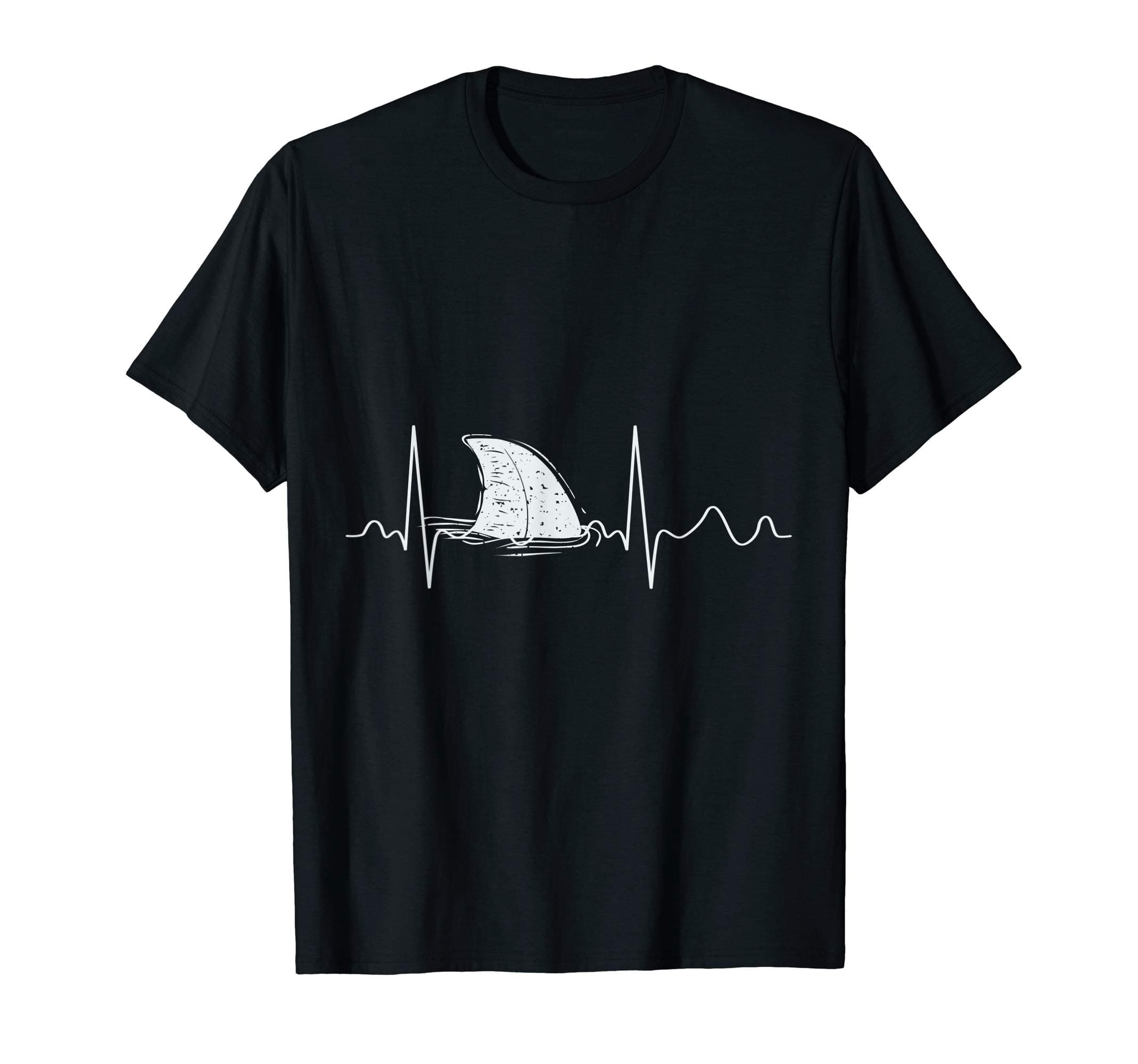 Shark Shirt - Shark Lover - Shark Heartbeat T-Shirt