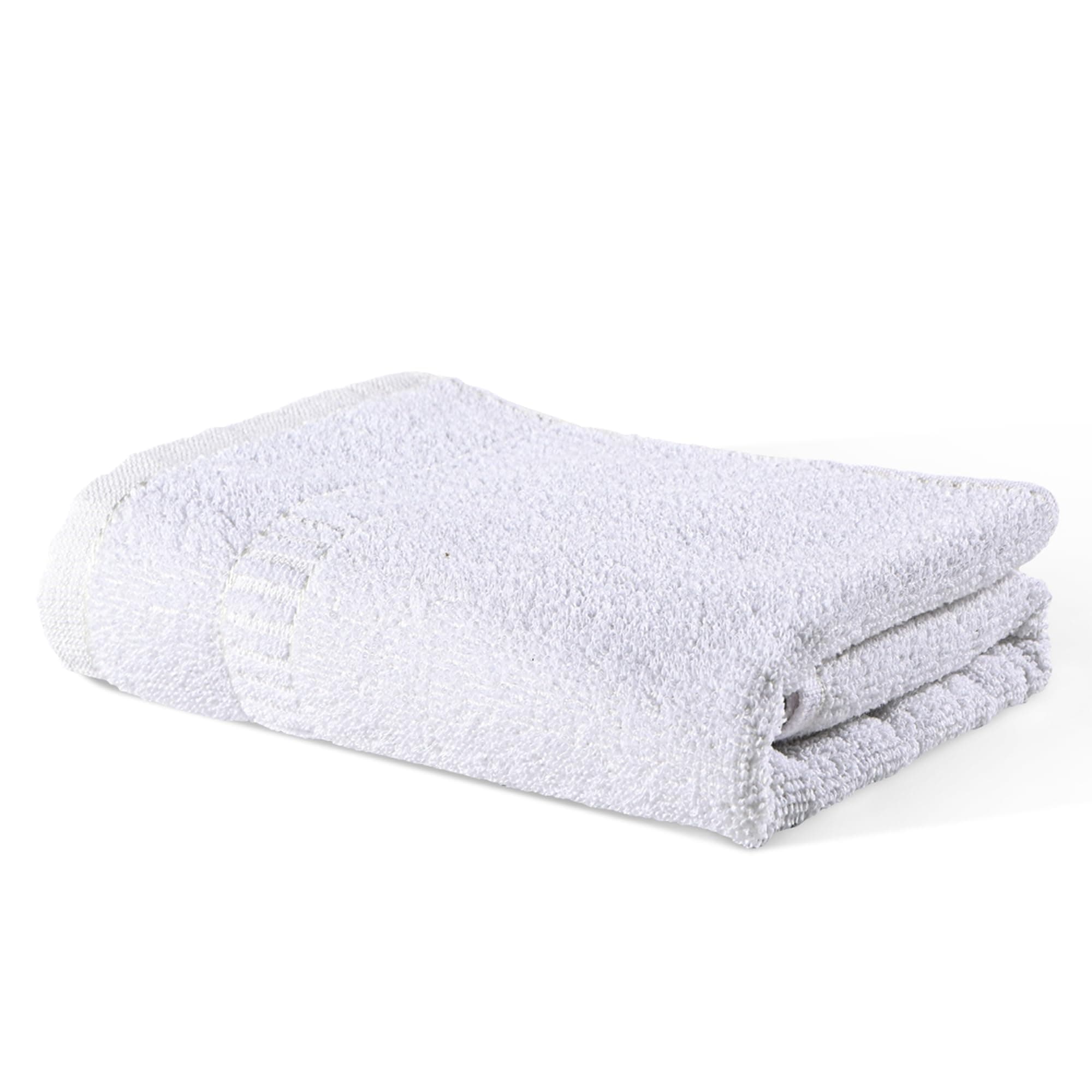 Kuber Industries 19x38 Inch Soft Cotton Hand/Face Towel for Men & Women | Lightweight Quick Dry & Absorbent 450 GSM Gym Towel for Men Workout Perfect for Everyday Use | White