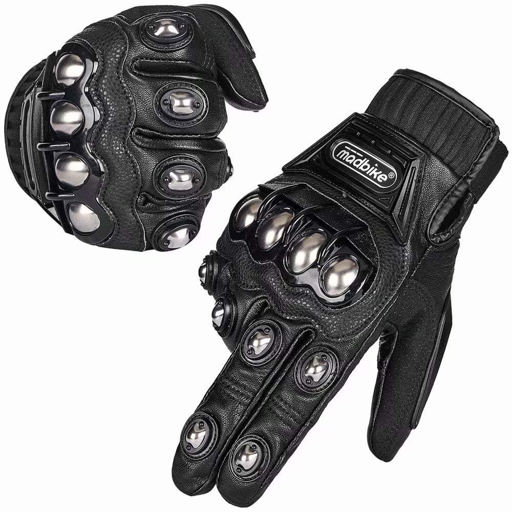 ILM Alloy Steel Motorcycle Riding Gloves Warm Waterproof Windproof for Winter Use