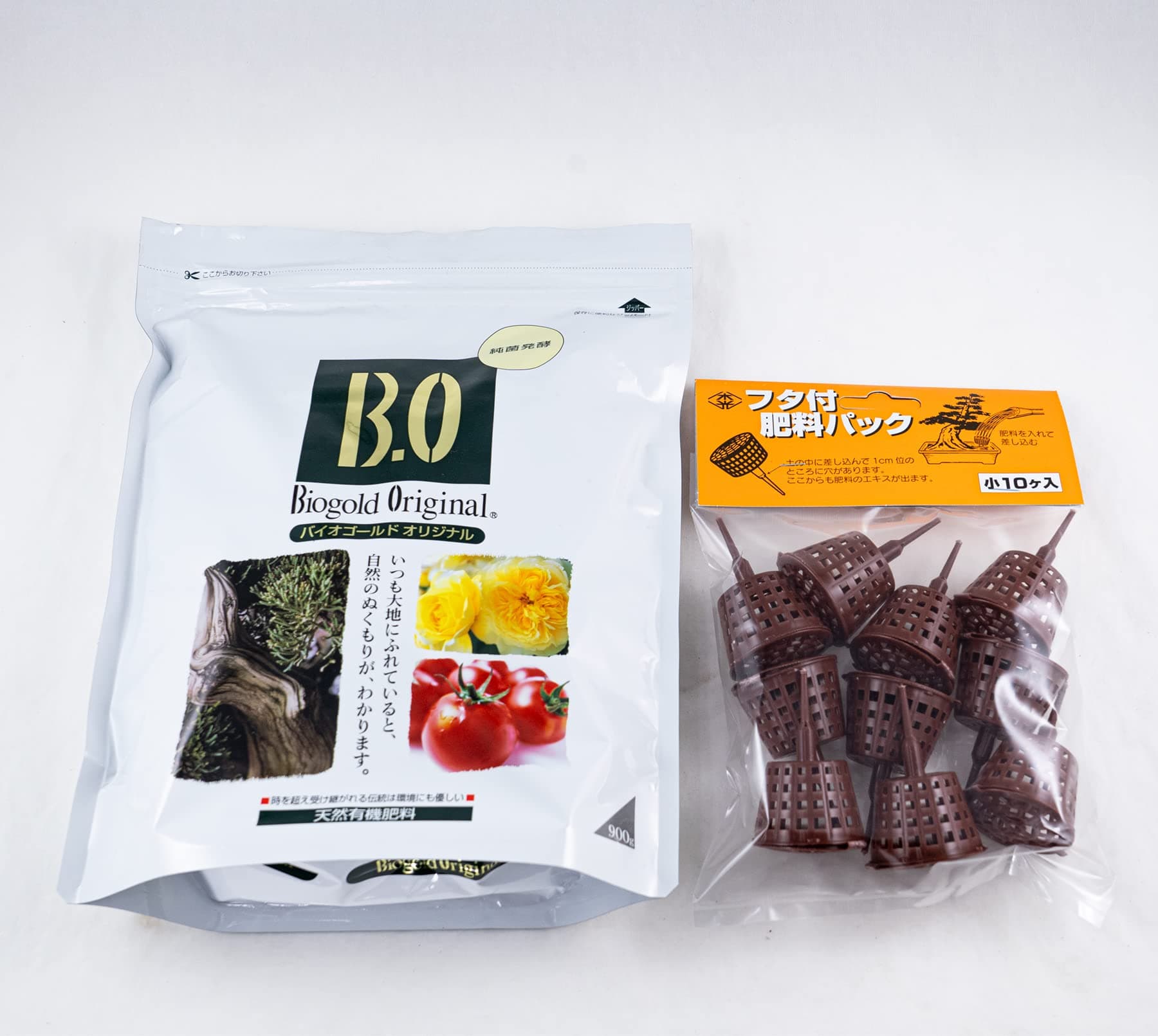 900 g Japanese Biogold Original Natural Bonsai Organic Fertilizer + 10 Baskets (BIO900+BASK)