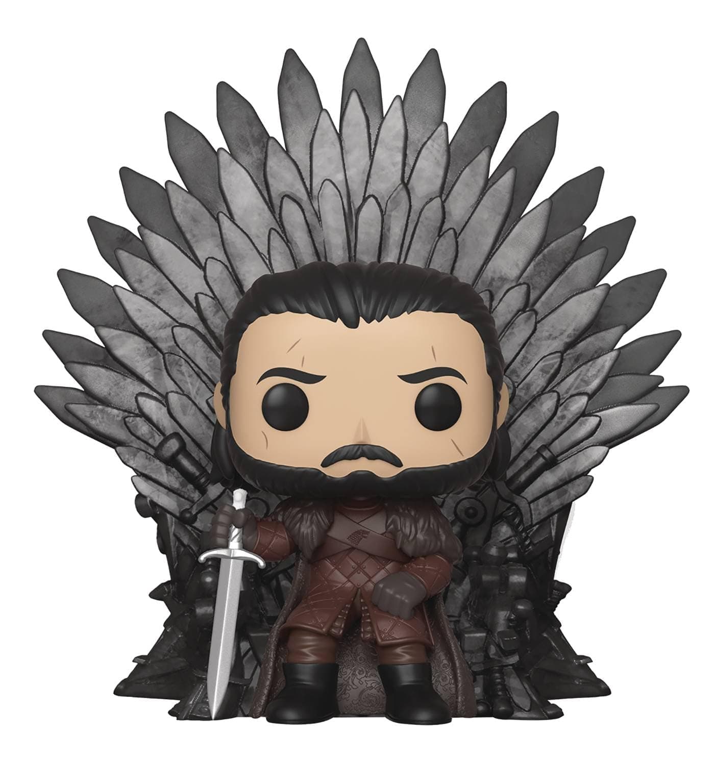 Pop! Deluxe: Game of Thrones - Jon Snow Sitting On Iron Throne