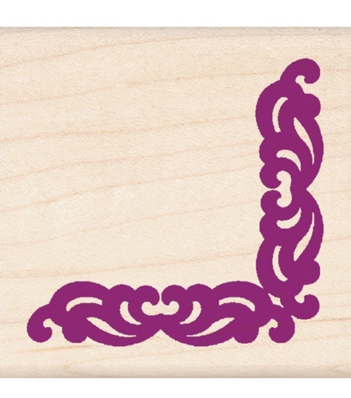 Inkadinkado(R) Rubber Stamp - Filigree Corner