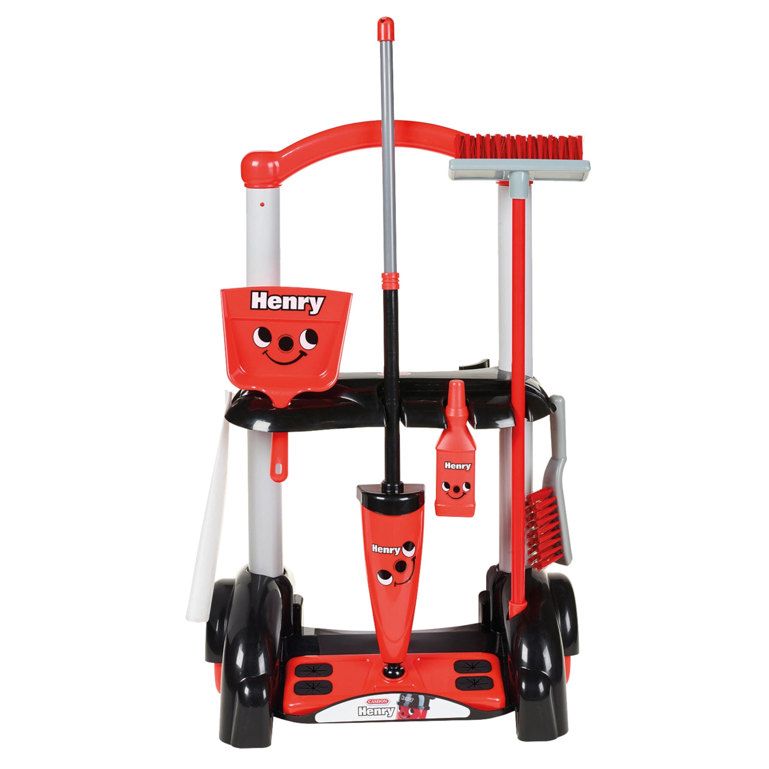 Henry Cleaning Trolley (Red and Black)