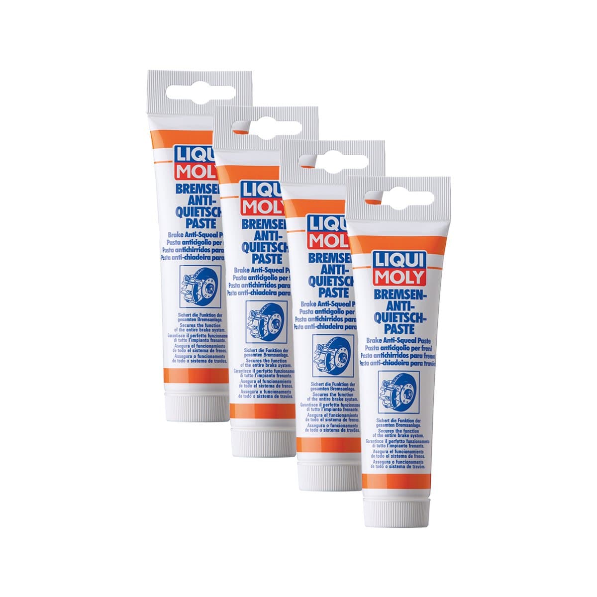 Liqui Moly4 x 3077 brake anti-squeak paste 100 g