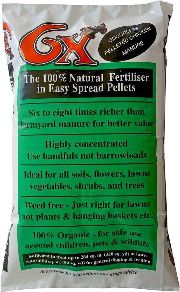 6X odourless pelleted chicken manure 20kg