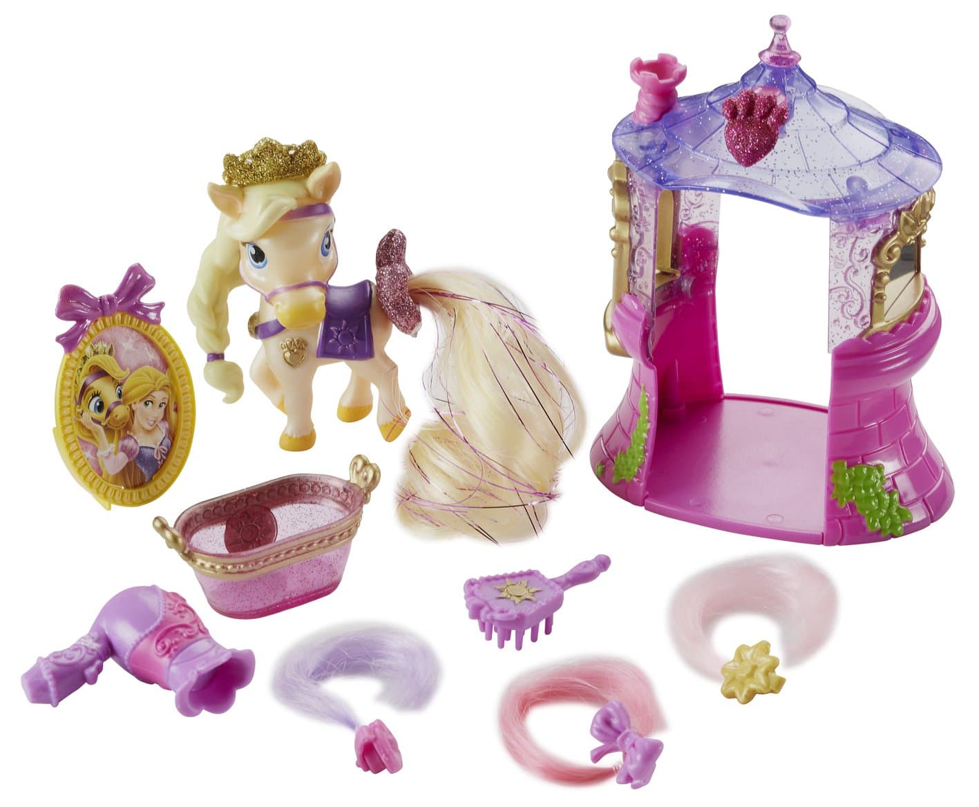 Disney Princess Palace Pets Beauty and Bliss Playset - Rapunzel (Pony) Blondie