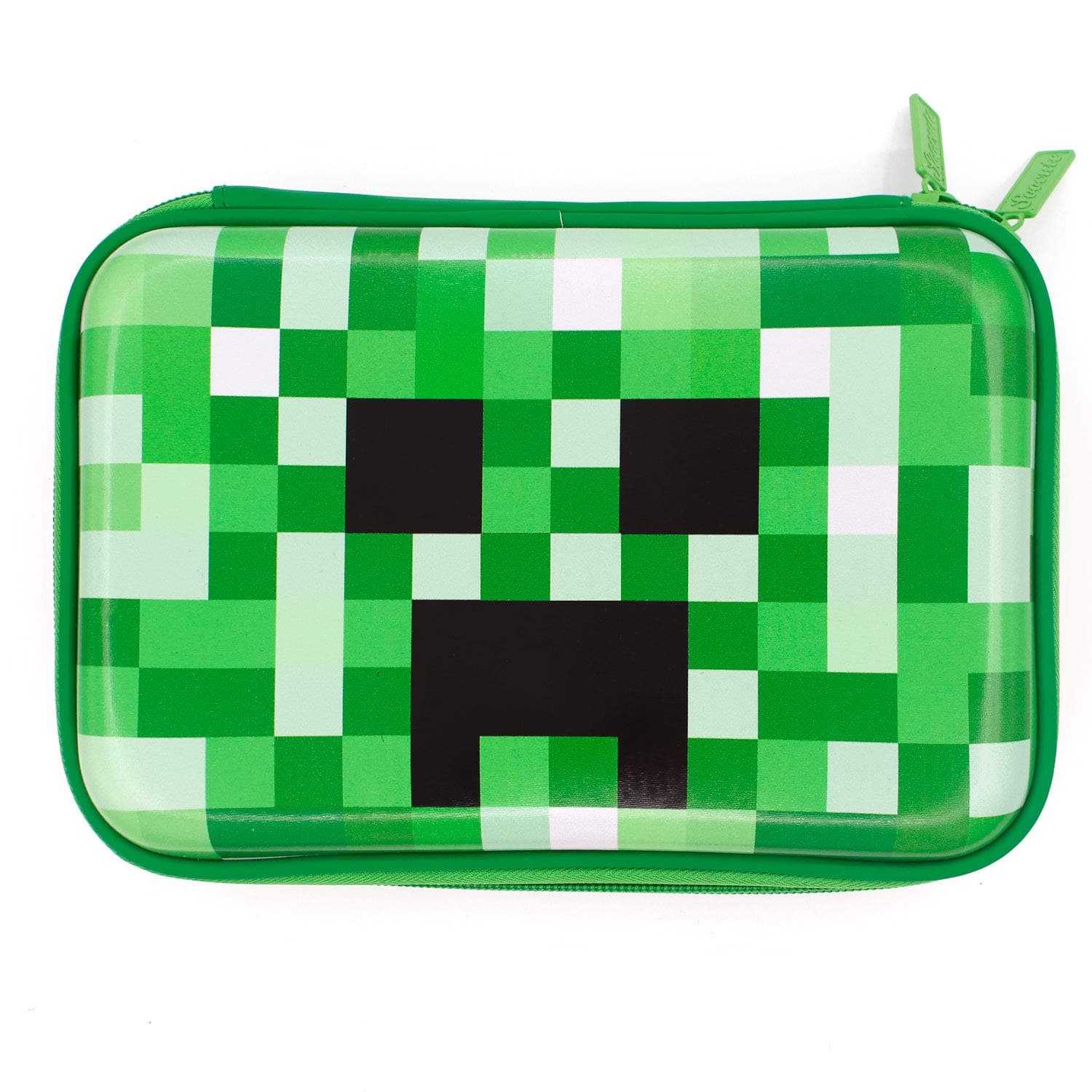 Large Capacity Cute Pencil Case For Kids - School Supplies Stationery Organizer Pen Box For Boys Girls (Green MC)