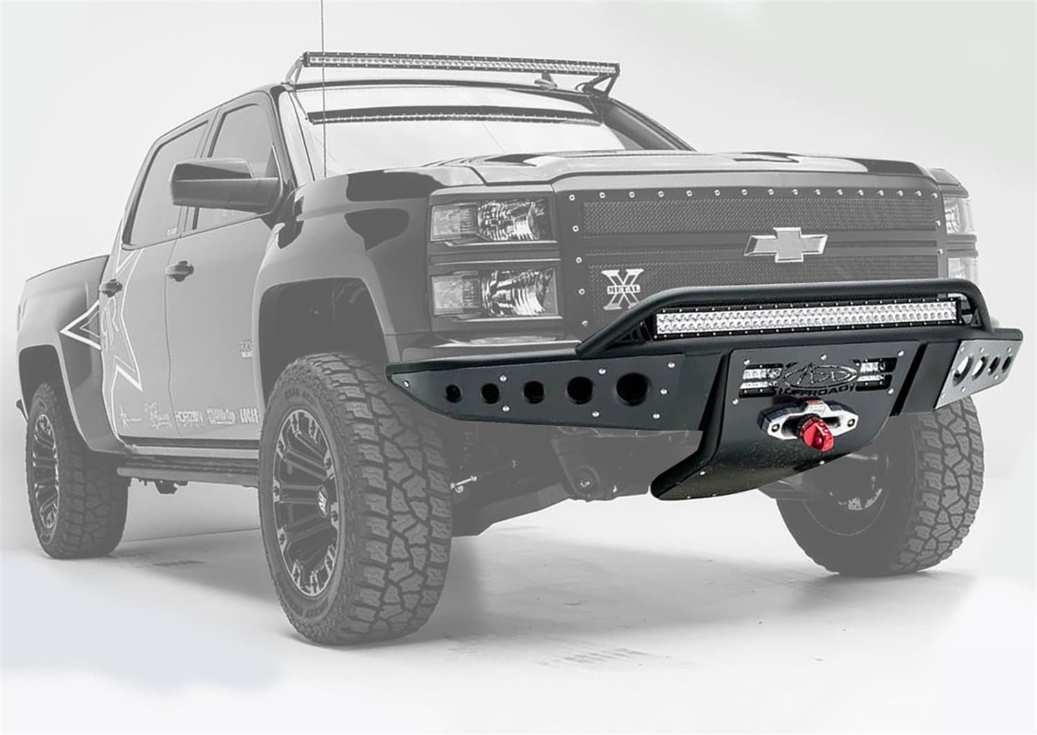 Addictive Desert Designs F282932680103 Stealth Front Bumper for Chevy Silverado 1500