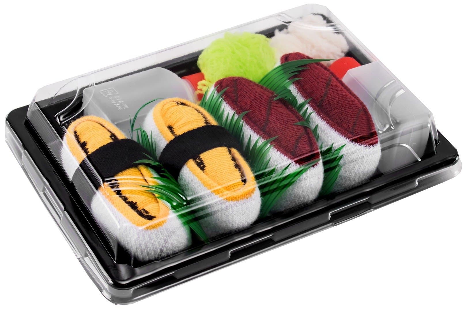 Rainbow SocksWoman Man Sushi Socks Box Tuna Tamago - 2 Pairs